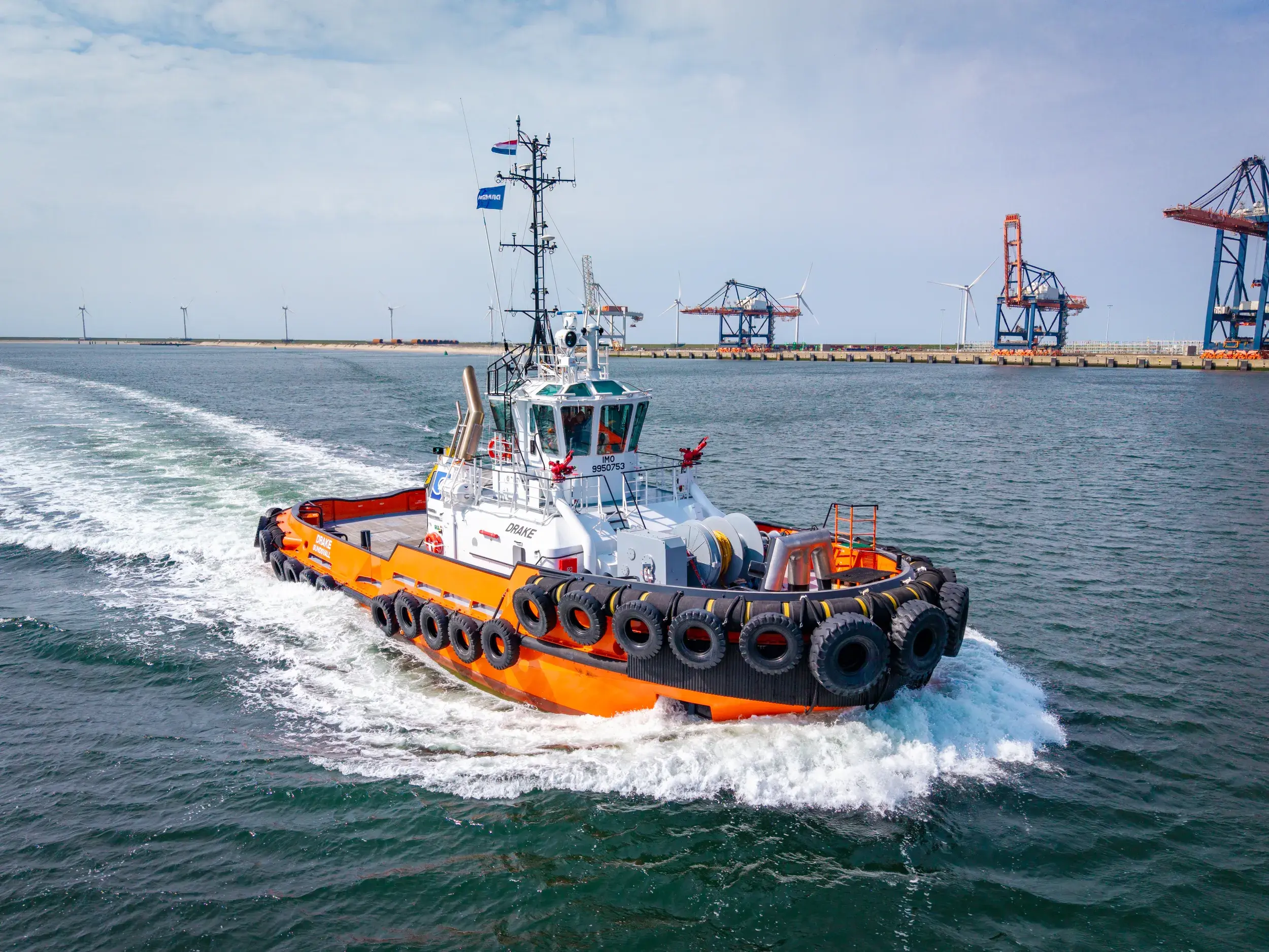 Damen has delivered ASD Tug 3010 ICE to Sundsvall Hamn 1
