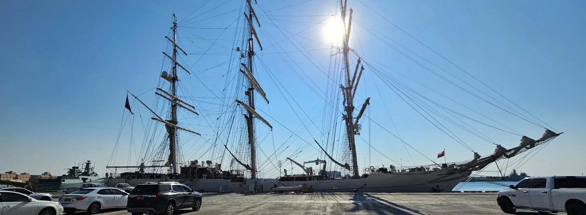 Damen welcomes back Sail Training Vessel Shabab Oman II top