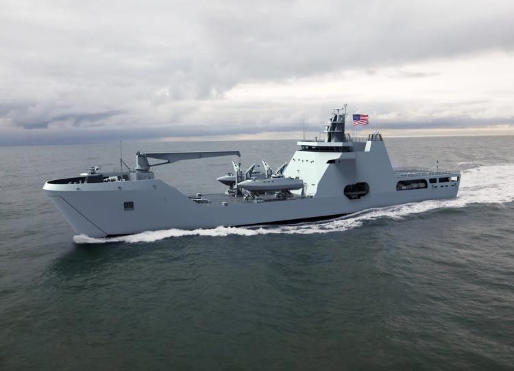 Damen LST 100 design selected by NAVSEA for US Navy LSM initiative teaser