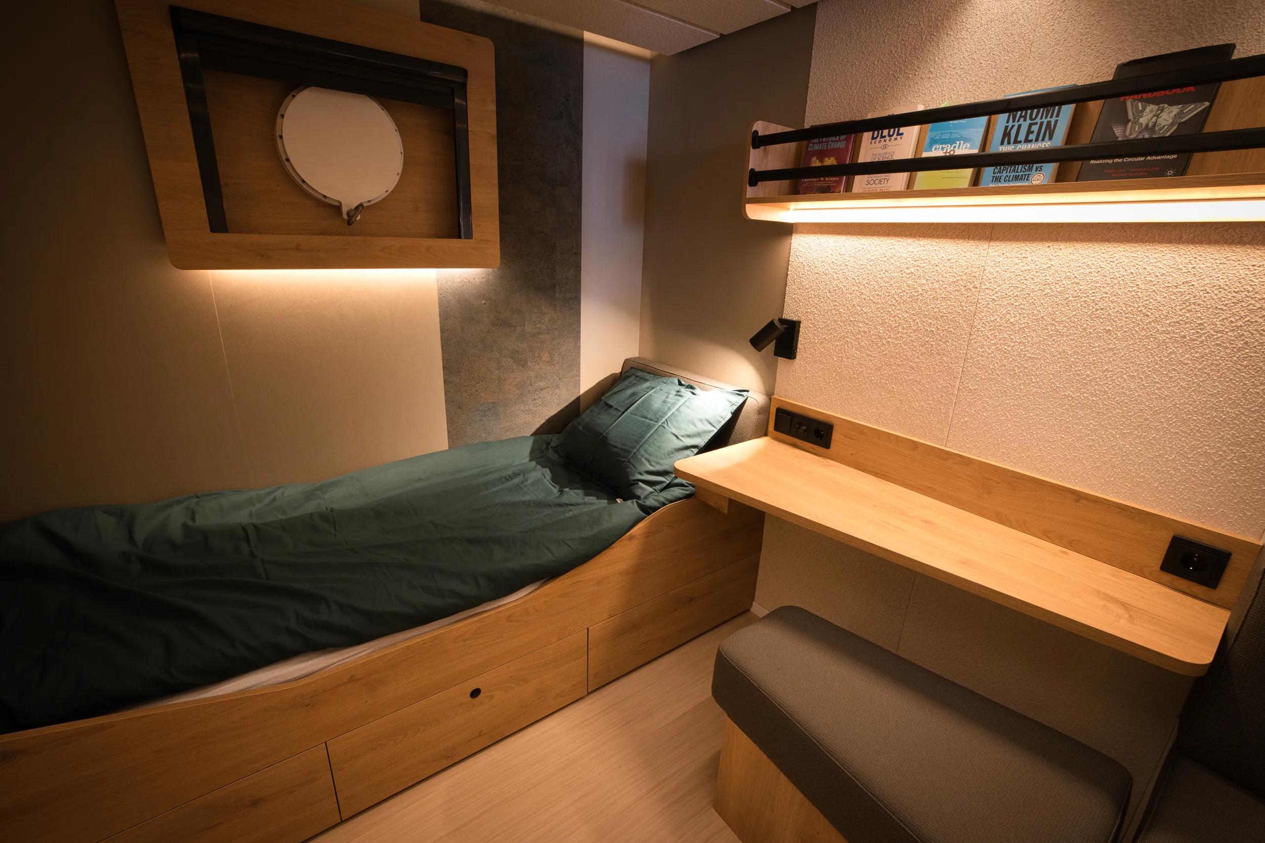 Damen showcases a full-scale Circular Crew Cabin 1