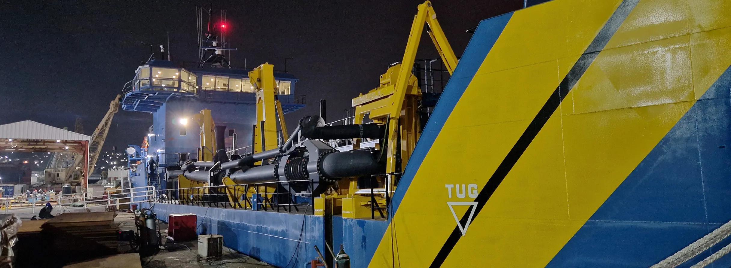 Damen delivered four dredging component packages for TSHD constructions top