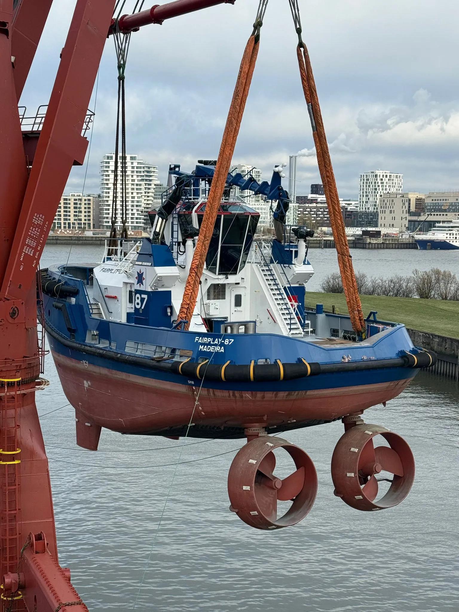 Damen delivers new tugs to the Fairplay and Louis Meyer 1