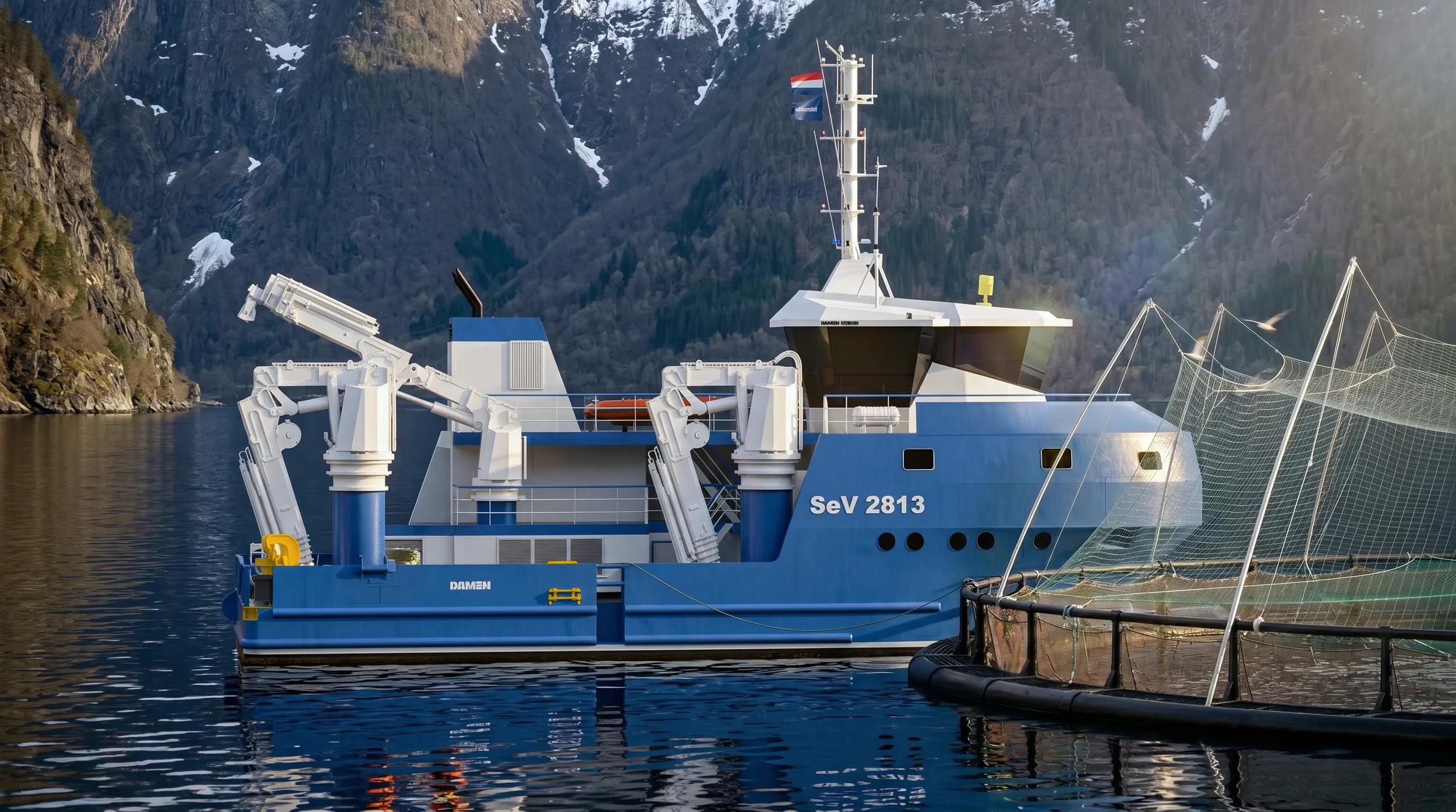 Damen Folla and Zeabuz launch smart aquaculture docking system top
