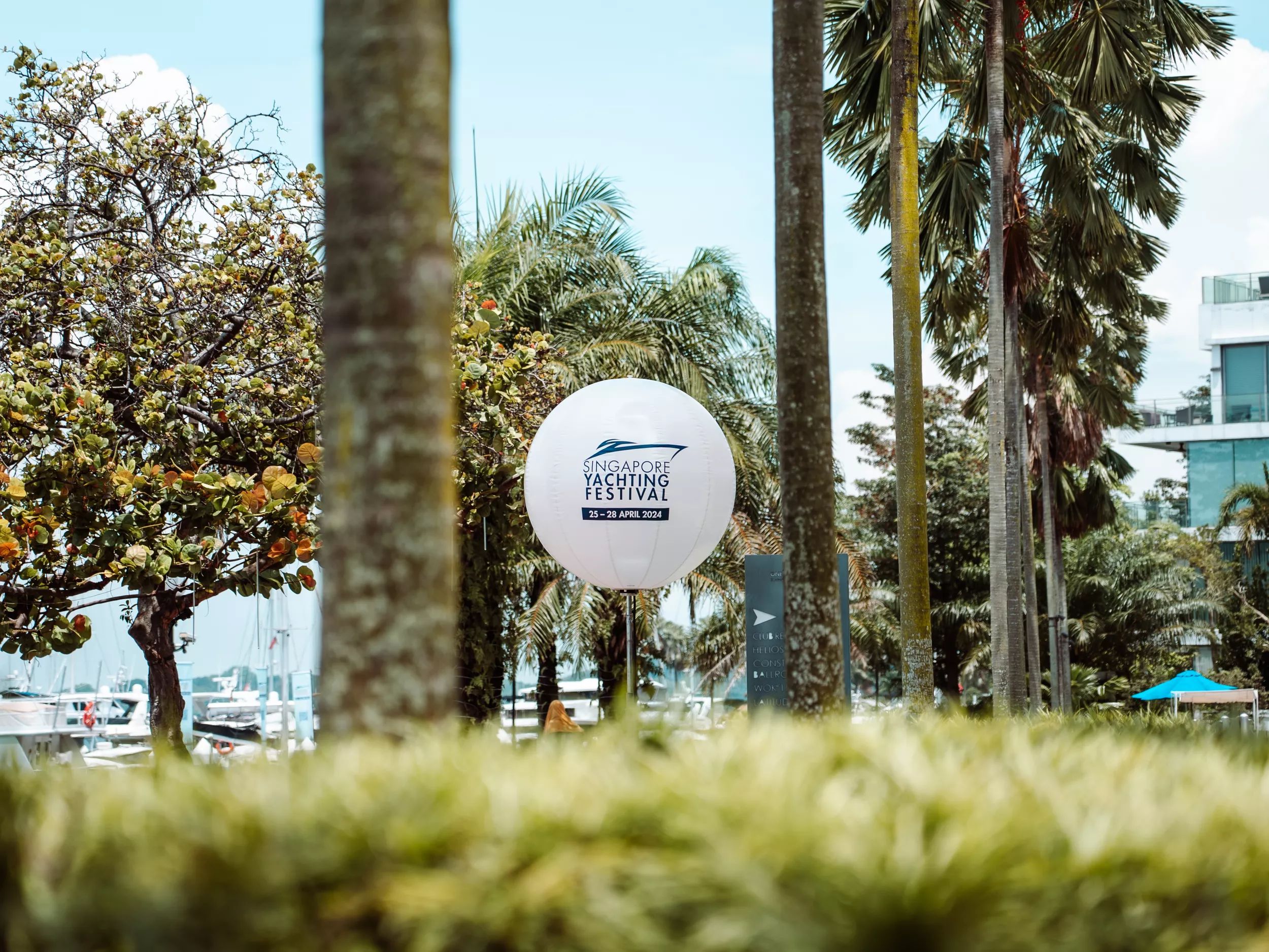 Banner of the Singapore Yachting Festival 2024 