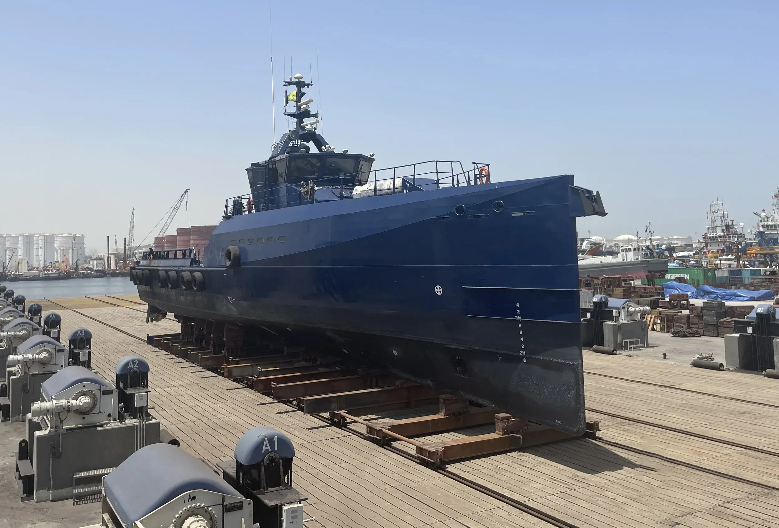 Used Damen patrol vessel