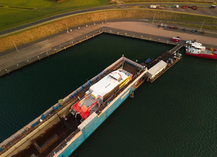 Topaze Express gets the full Damen Group treatment teaser