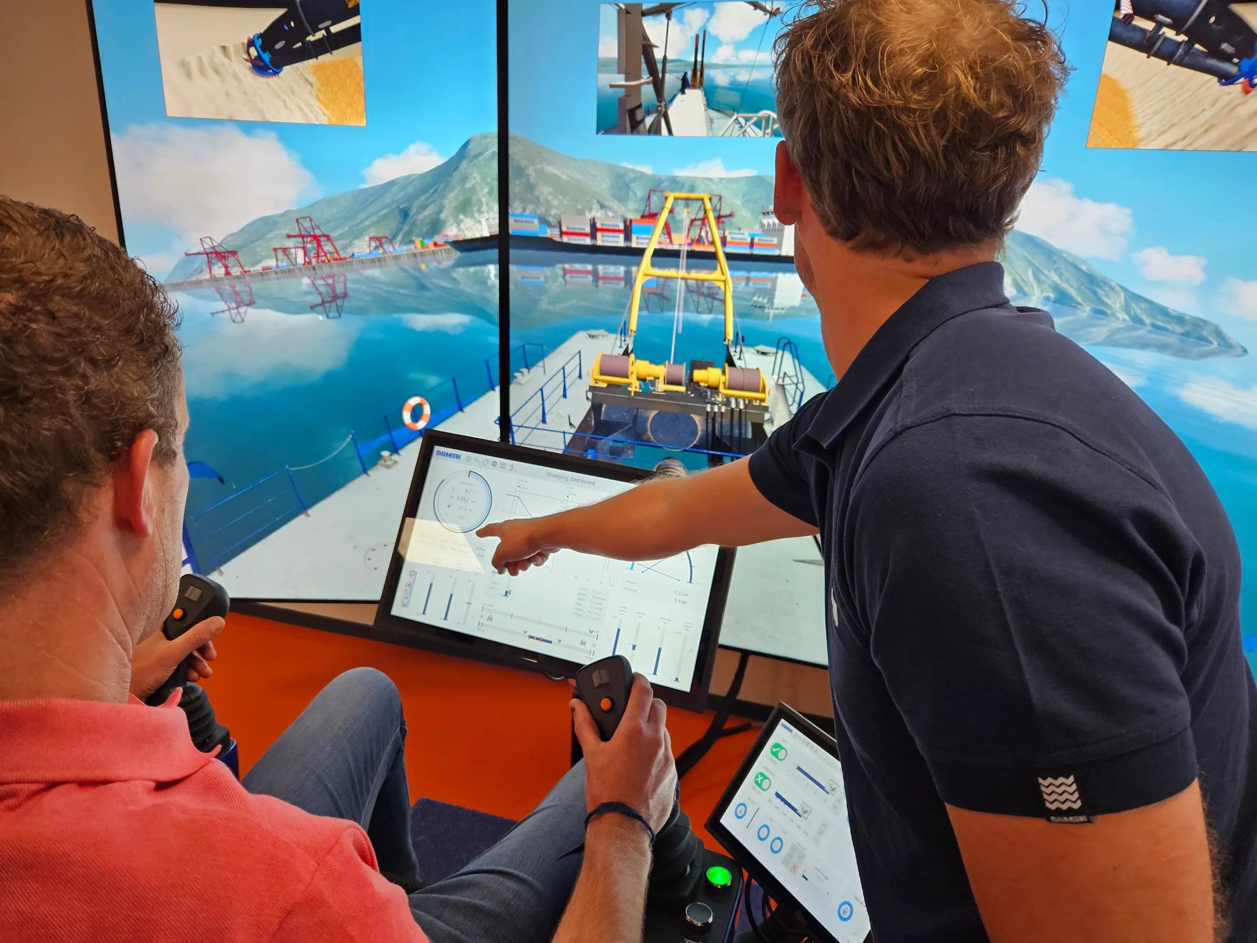 CSD Training Simulator - a highly realistic dredge simulator preview