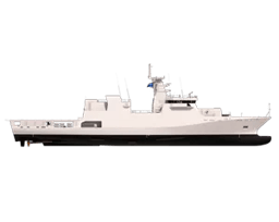 The OPV 2600 provides extended mission capabilities.