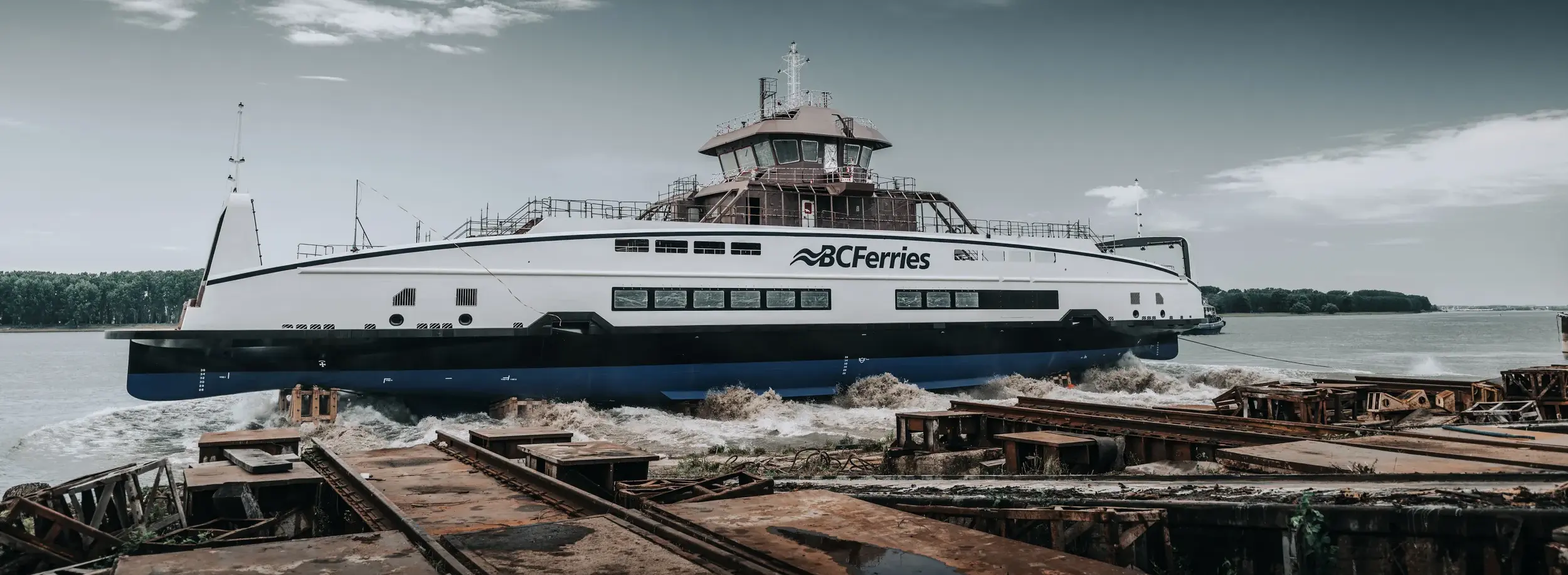 Damen launches fully electric-ready ferry for BC Ferries top