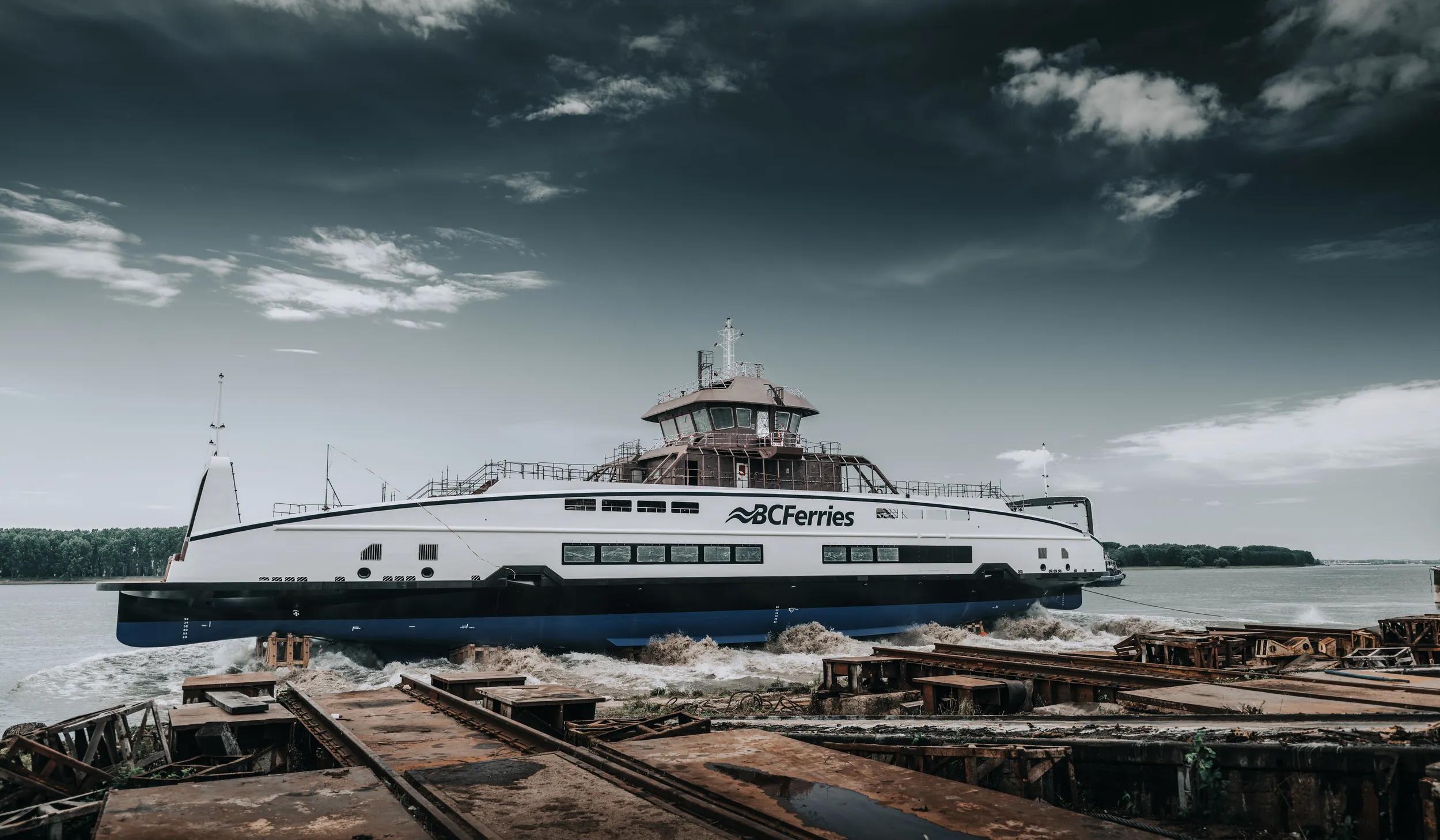 Damen launches fully electric-ready ferry for BC Ferries top