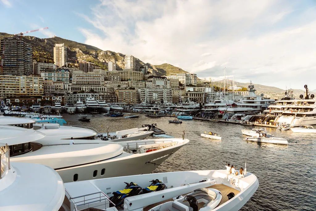 yachts at the Monaco Yacht Show 2024