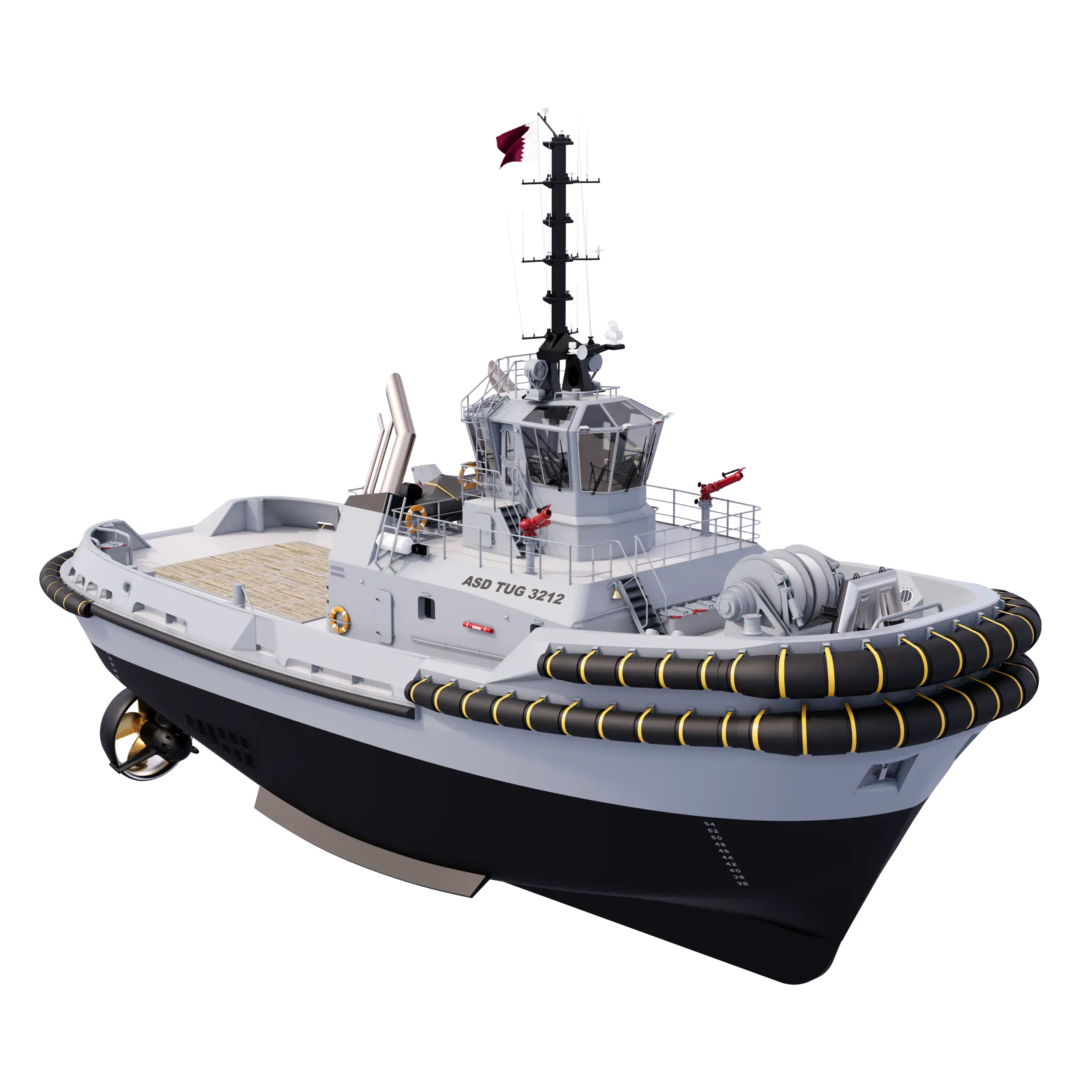 Damen contracted with Qatari Emiri Navy for two ASD Tugs 3212 3