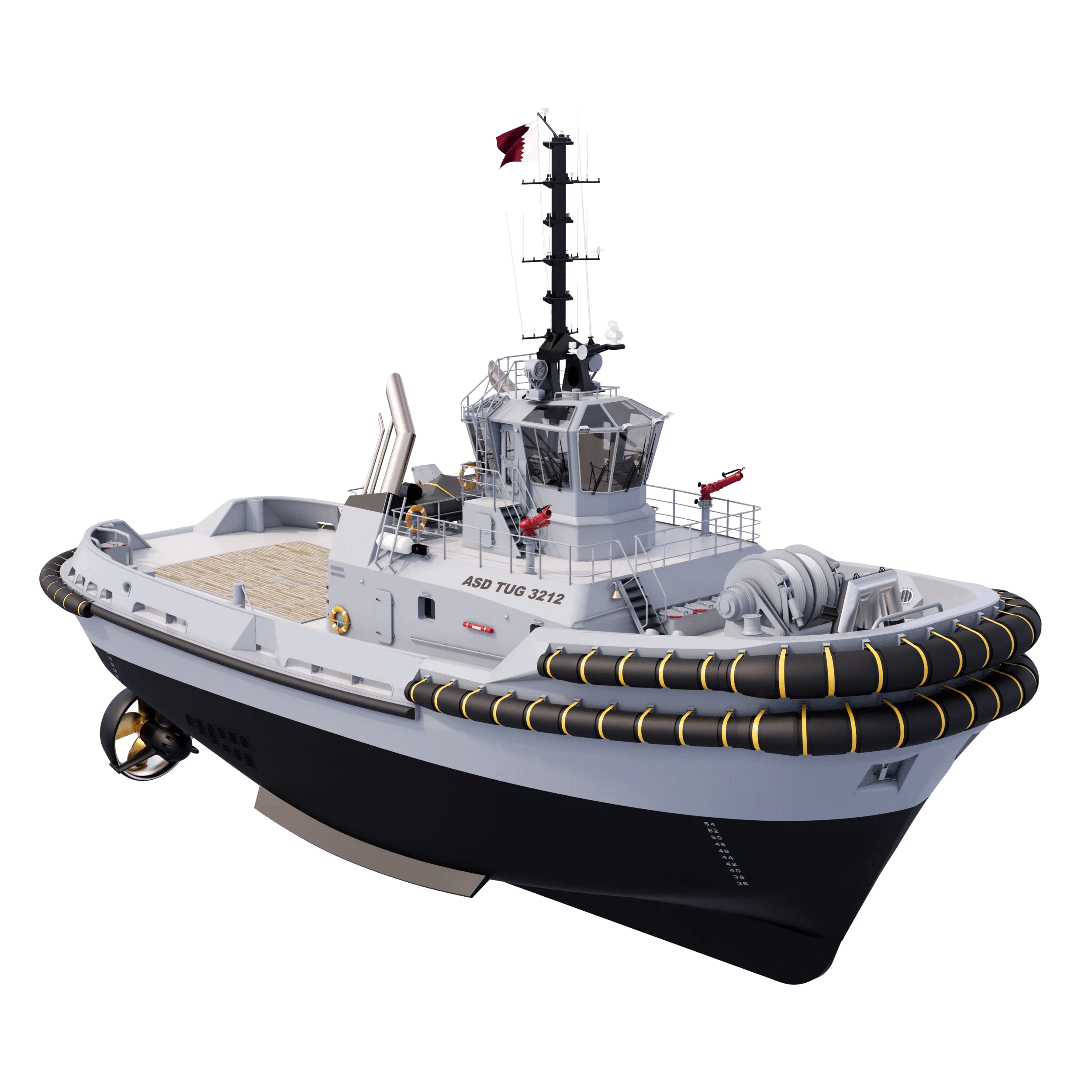 Damen contracted with Qatari Emiri Navy for two ASD Tugs 3212 3