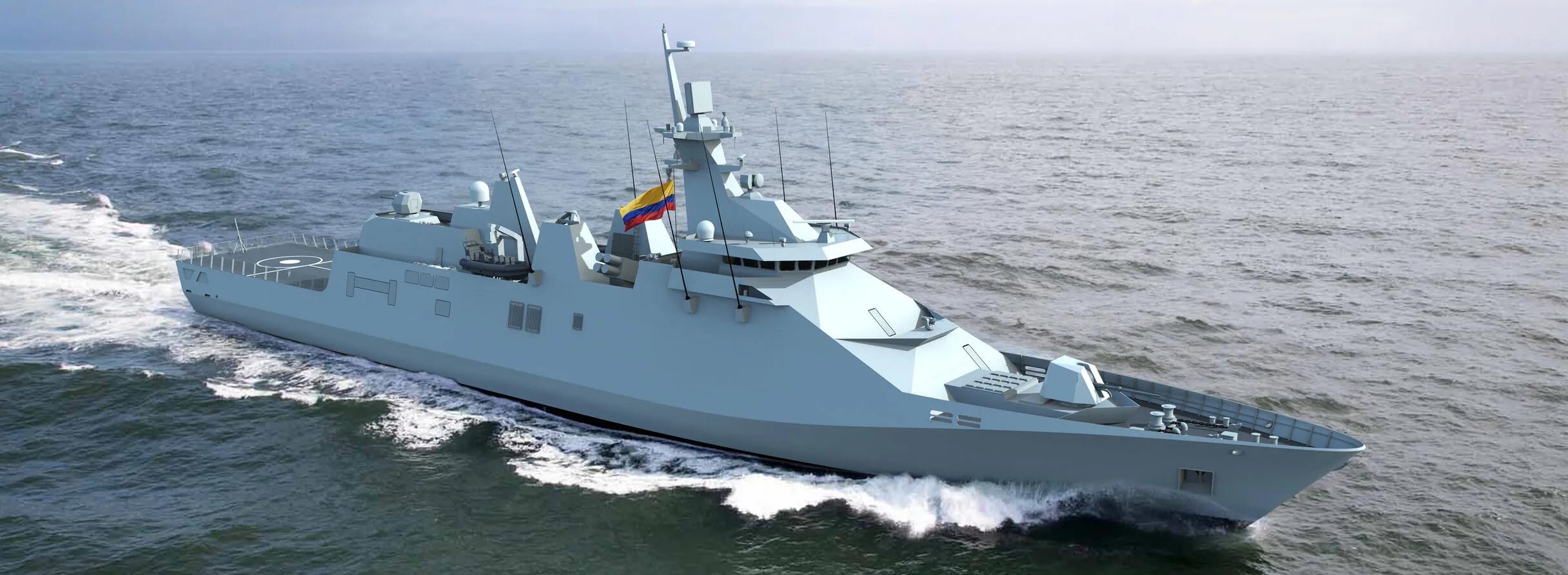 COTECMAR and Damen sign contract for construction of frigate