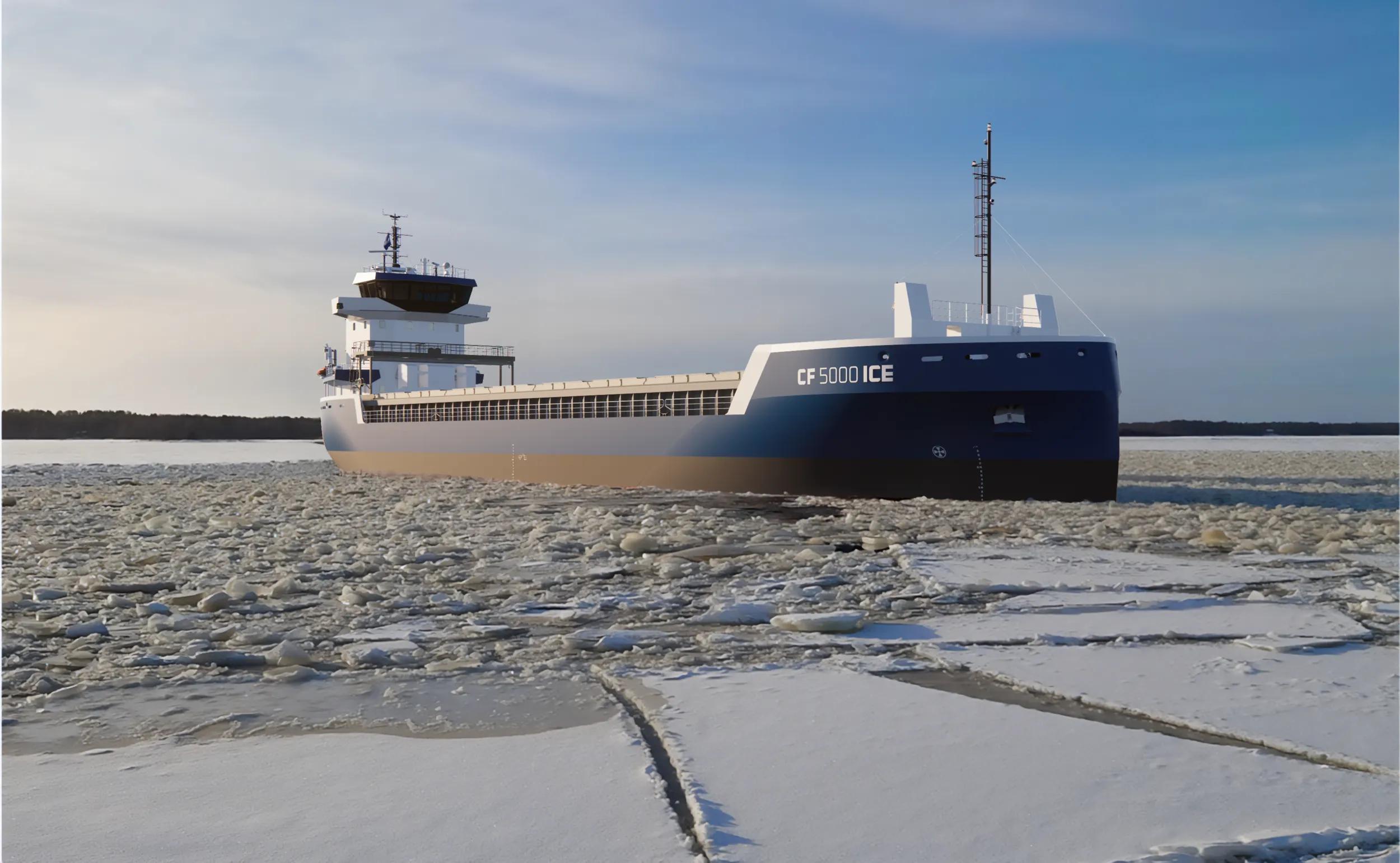 Damen unveils Combi Freighter 5000 ICE teaser