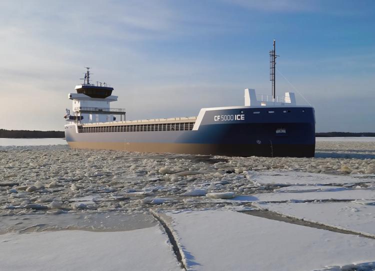 Damen unveils Combi Freighter 5000 ICE teaser