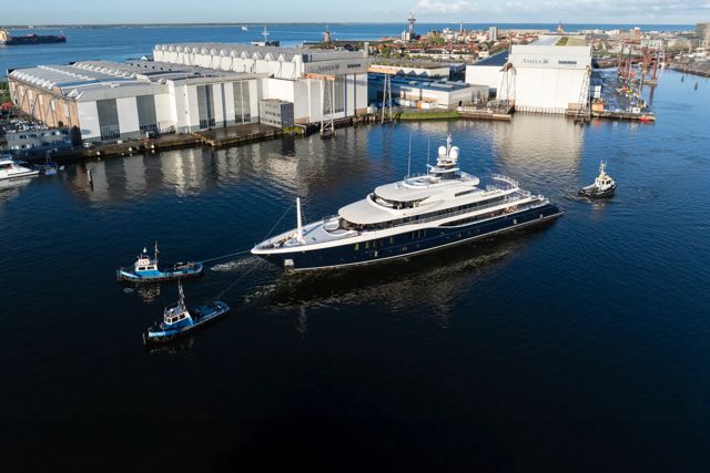 The eighth Amels 242 begins her sea trials