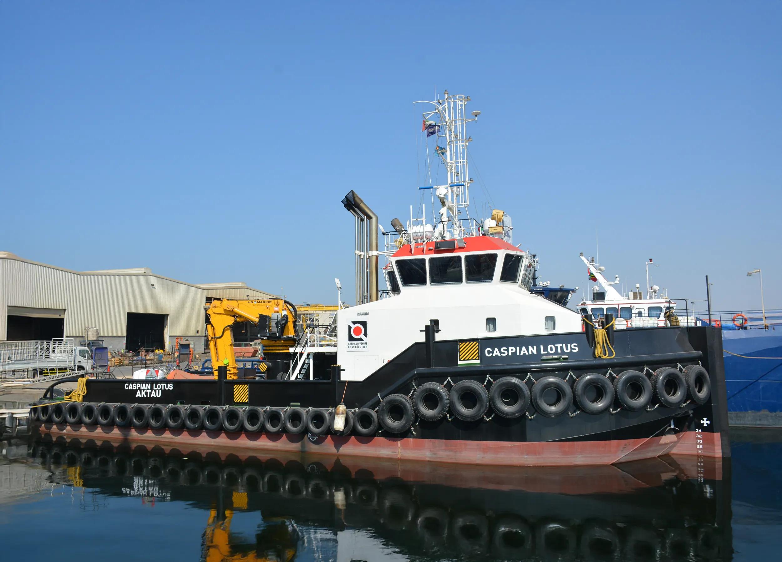 Damen delivers Shoalbuster 3209 to Caspian Offshore Construction teaser