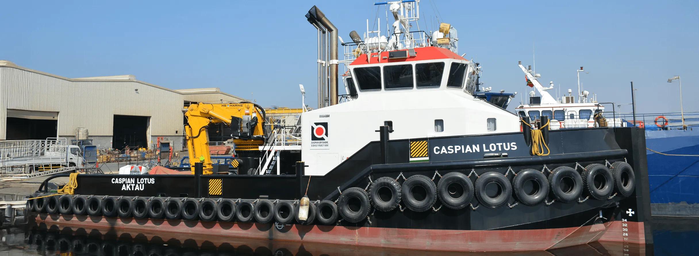 Damen delivers Shoalbuster 3209 to Caspian Offshore Construction header