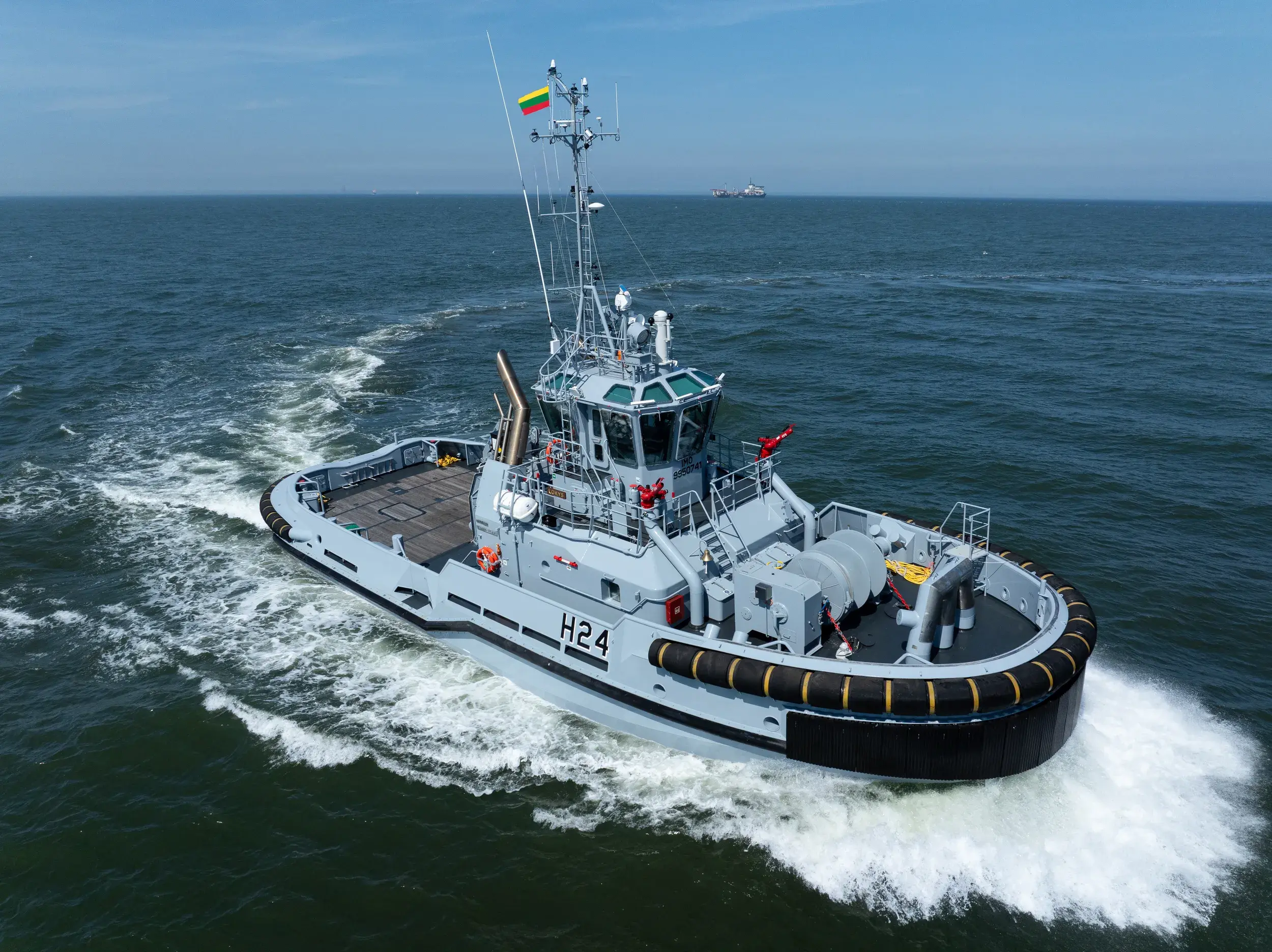 Damen delivers a new ASD Tug to the Lithuanian Navy 1