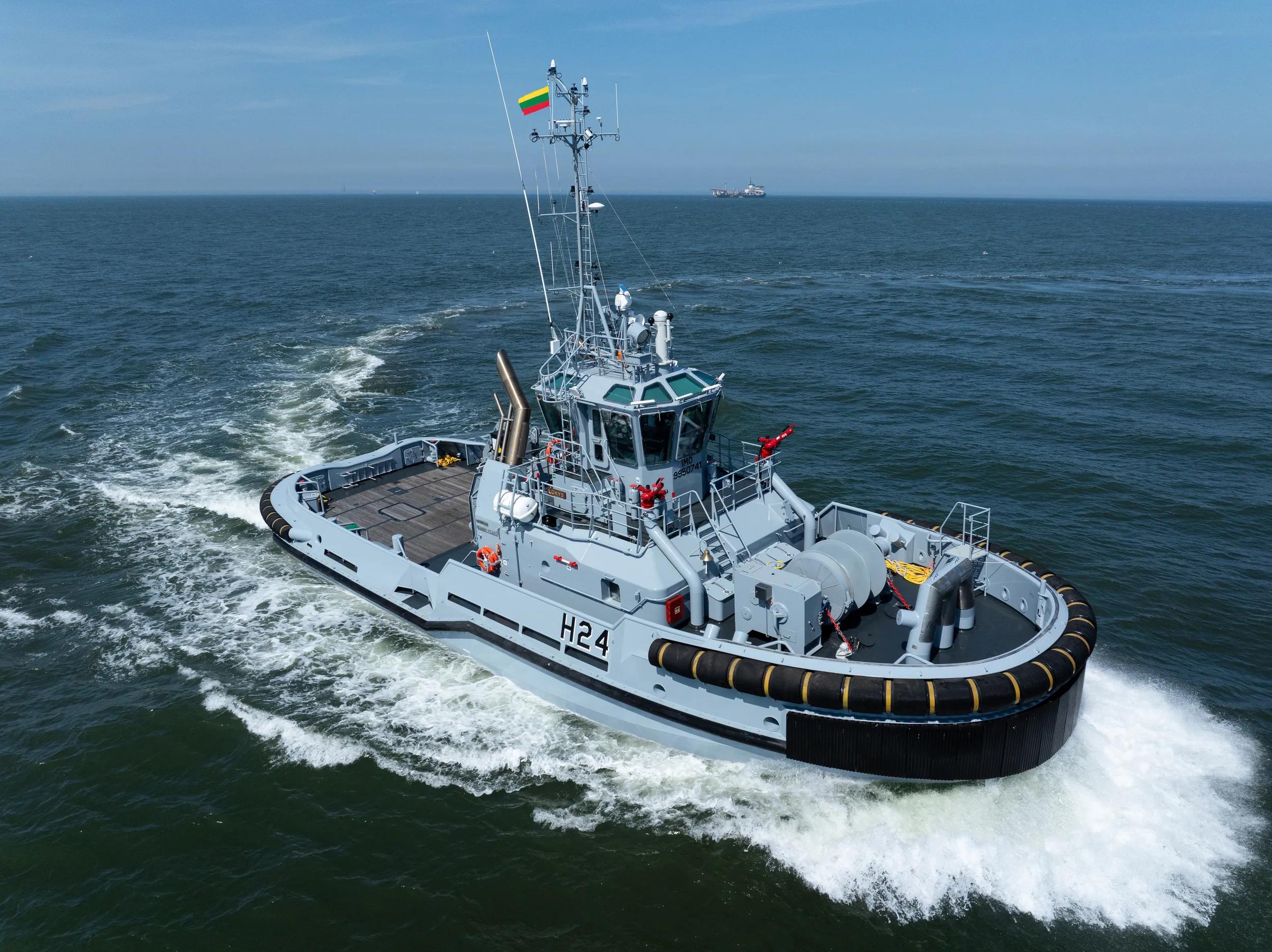 Damen delivers a new ASD Tug to the Lithuanian Navy teaser