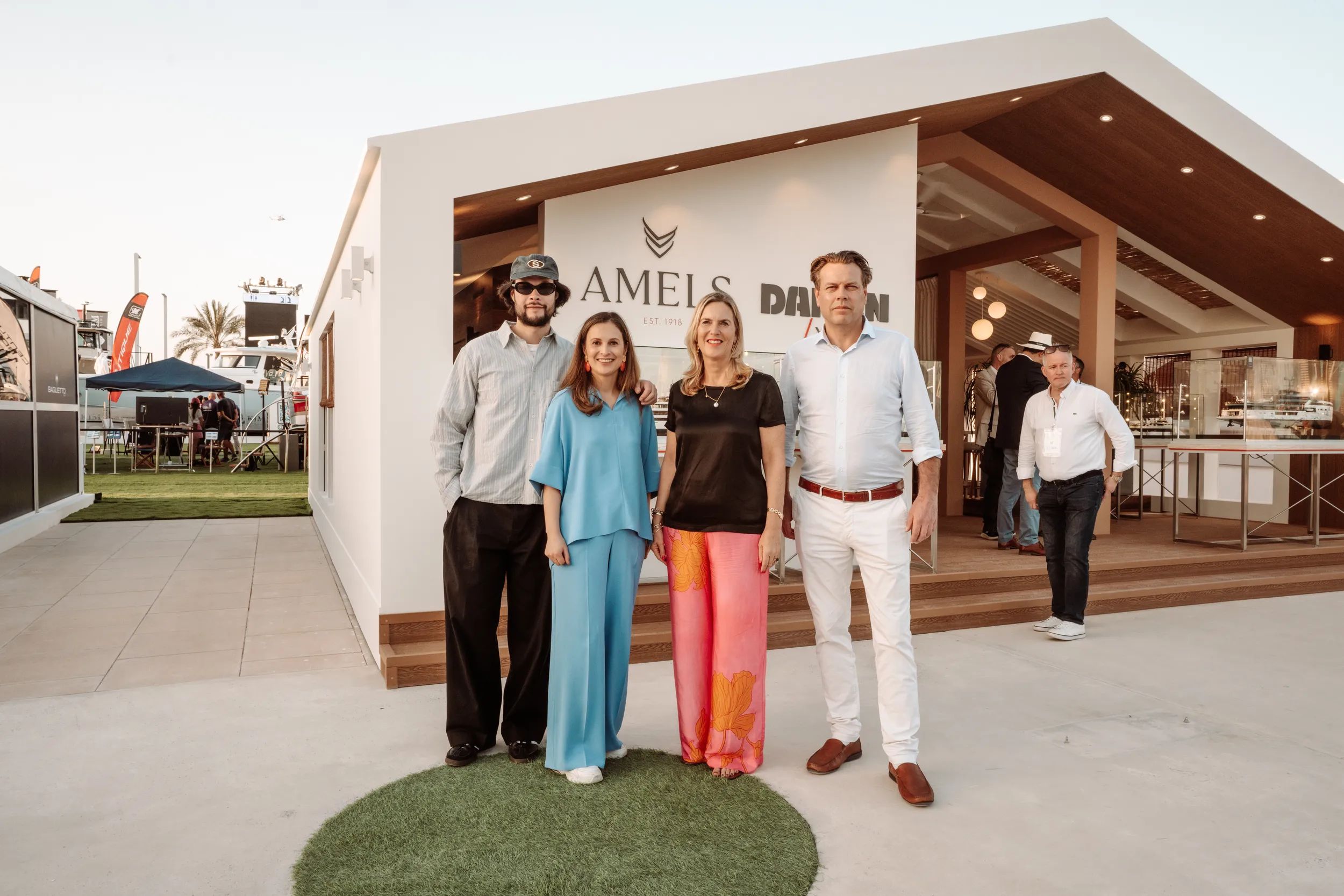 Rose Damen and her Siblings Dubai Boat show 2025