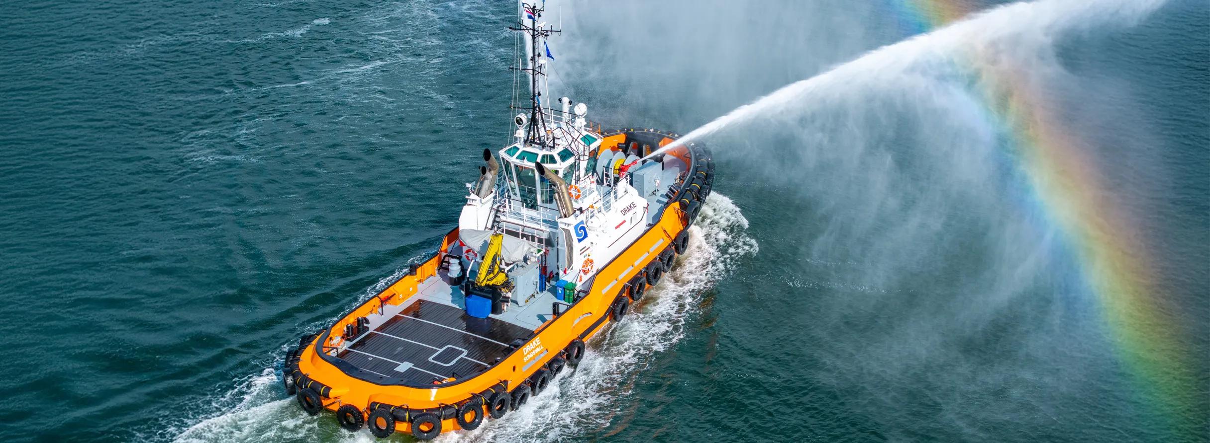 Damen has delivered ASD Tug 3010 ICE to Sundsvall Hamn top