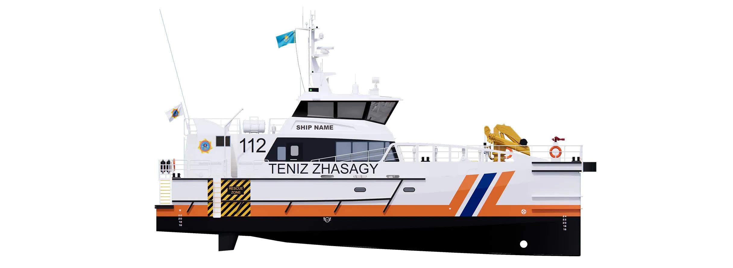Damen launches FCS 2710 Tumar for Kazakhstan emergency services top