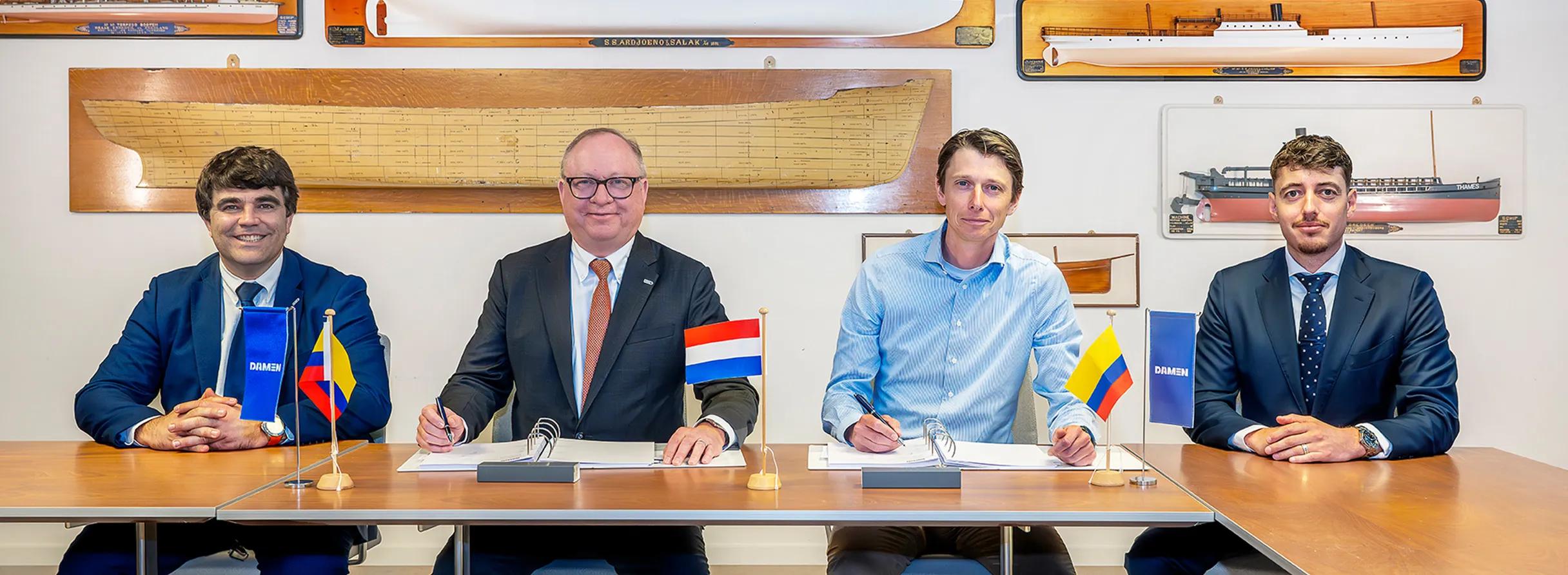Damen Naval signs contract with EID for ICS for Colombian PES Frigate top
