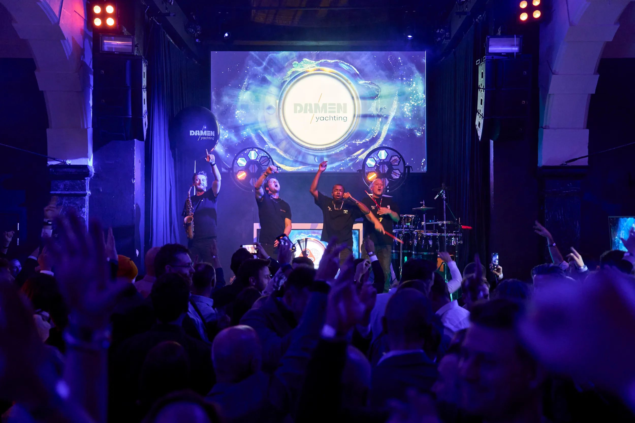 Stage and atmosphere at the Superyacht Times Party 2024