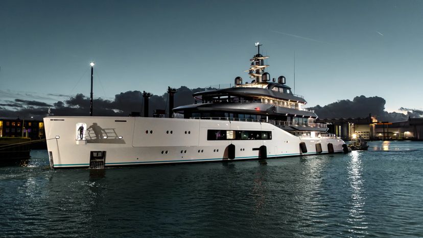 First Amels 80 PANGEA Delivered from Vlissingen City