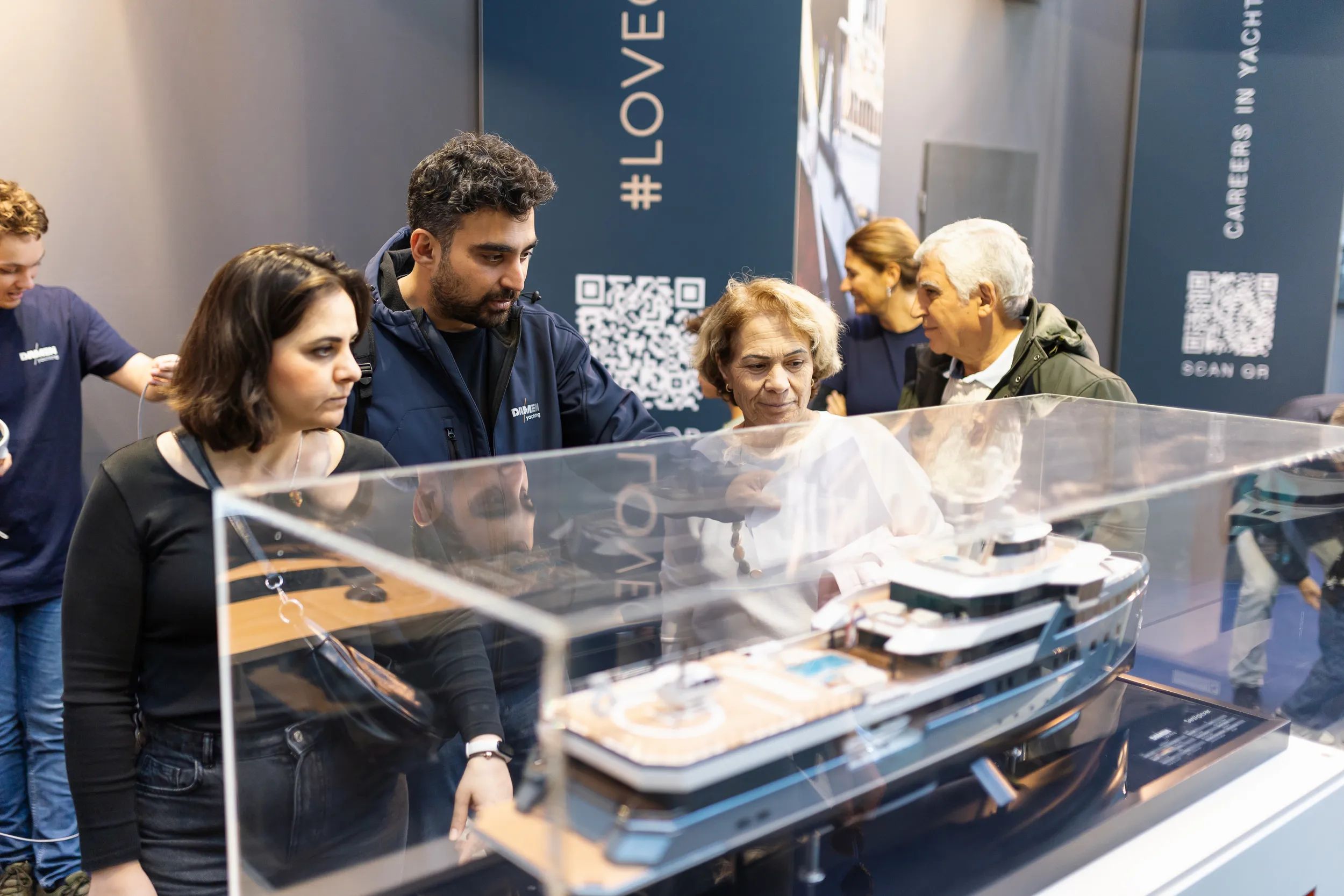 Damen Yachting open day Scale model 
