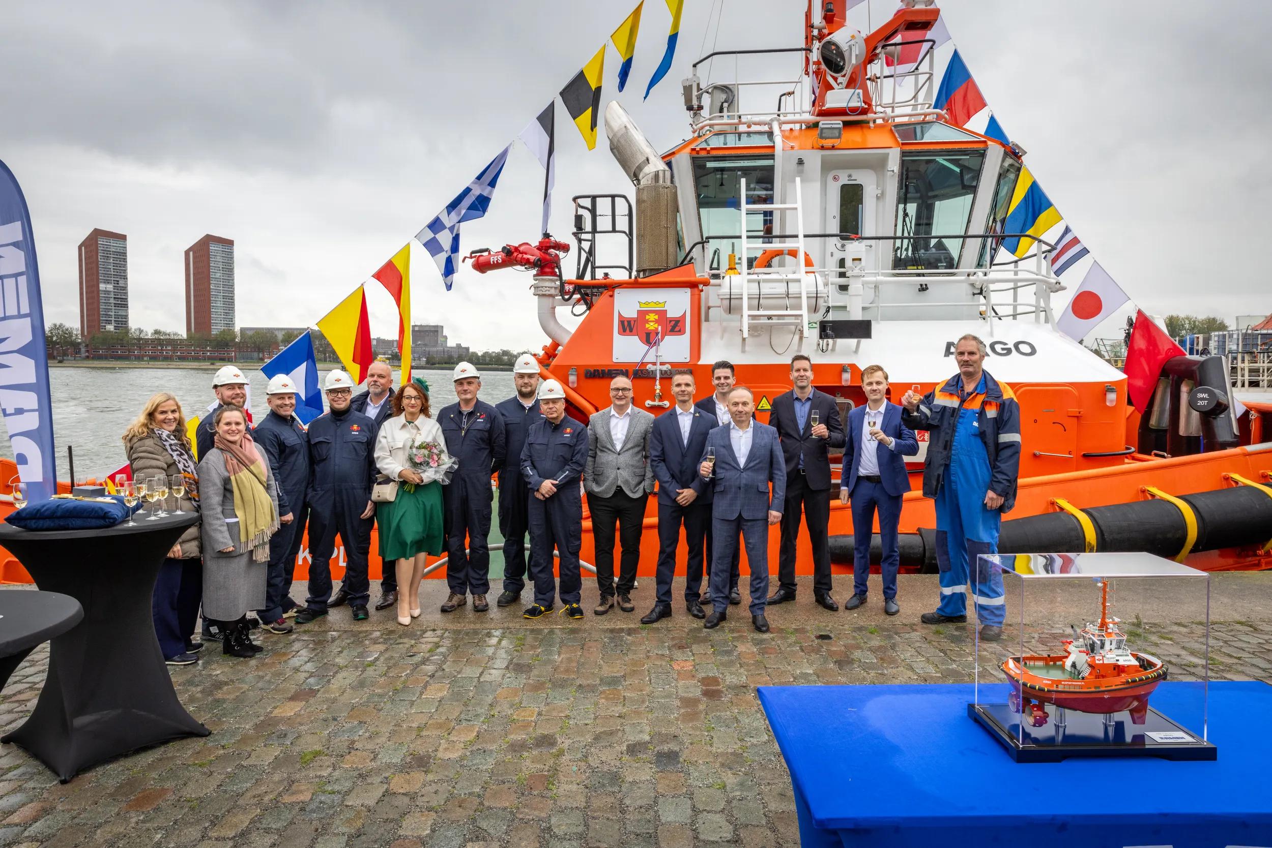Damen delivers ASD Tug 2111 Argo to WUZ Port and Maritime Services 2