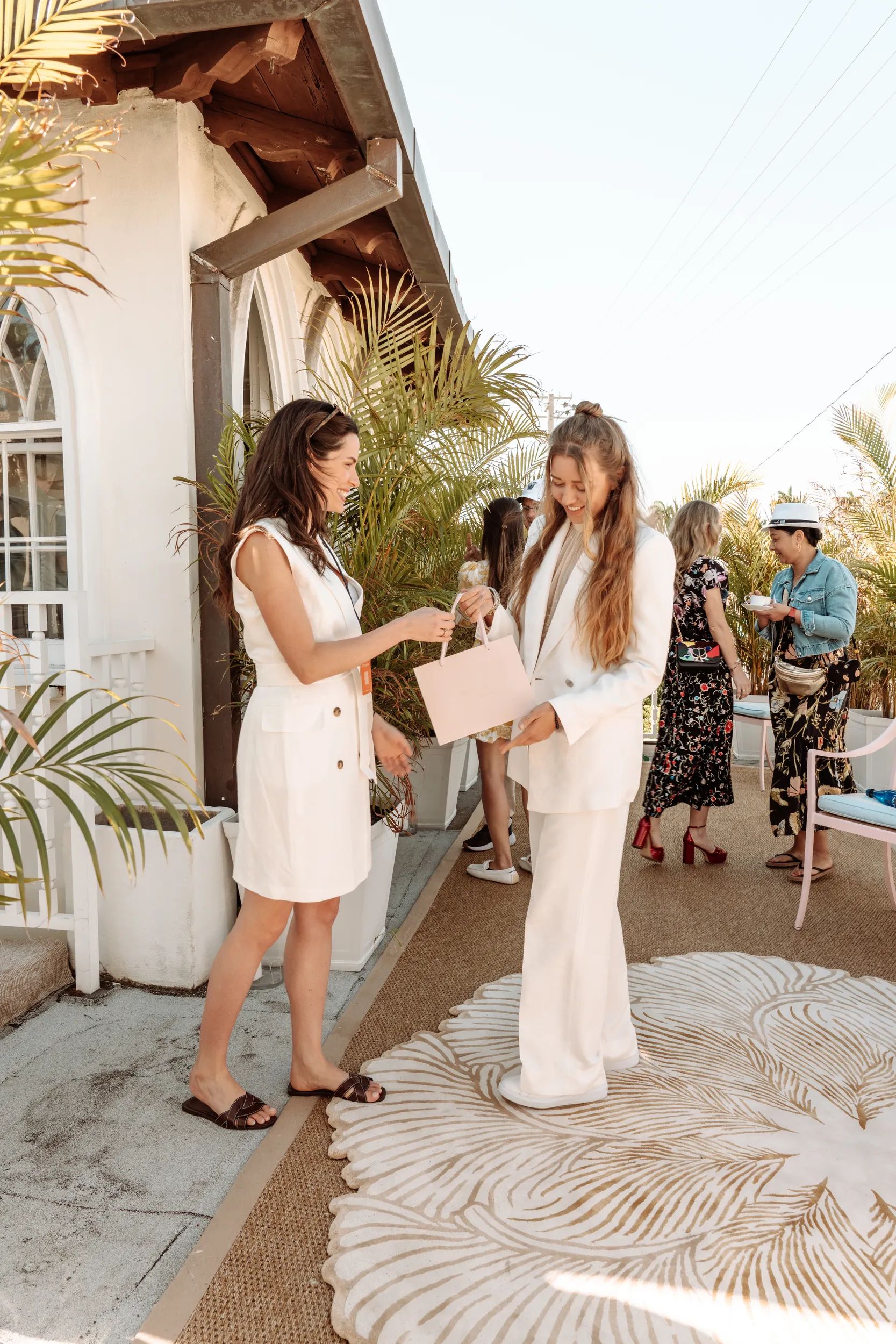 Palm Beach Women in Yachting giving a gift