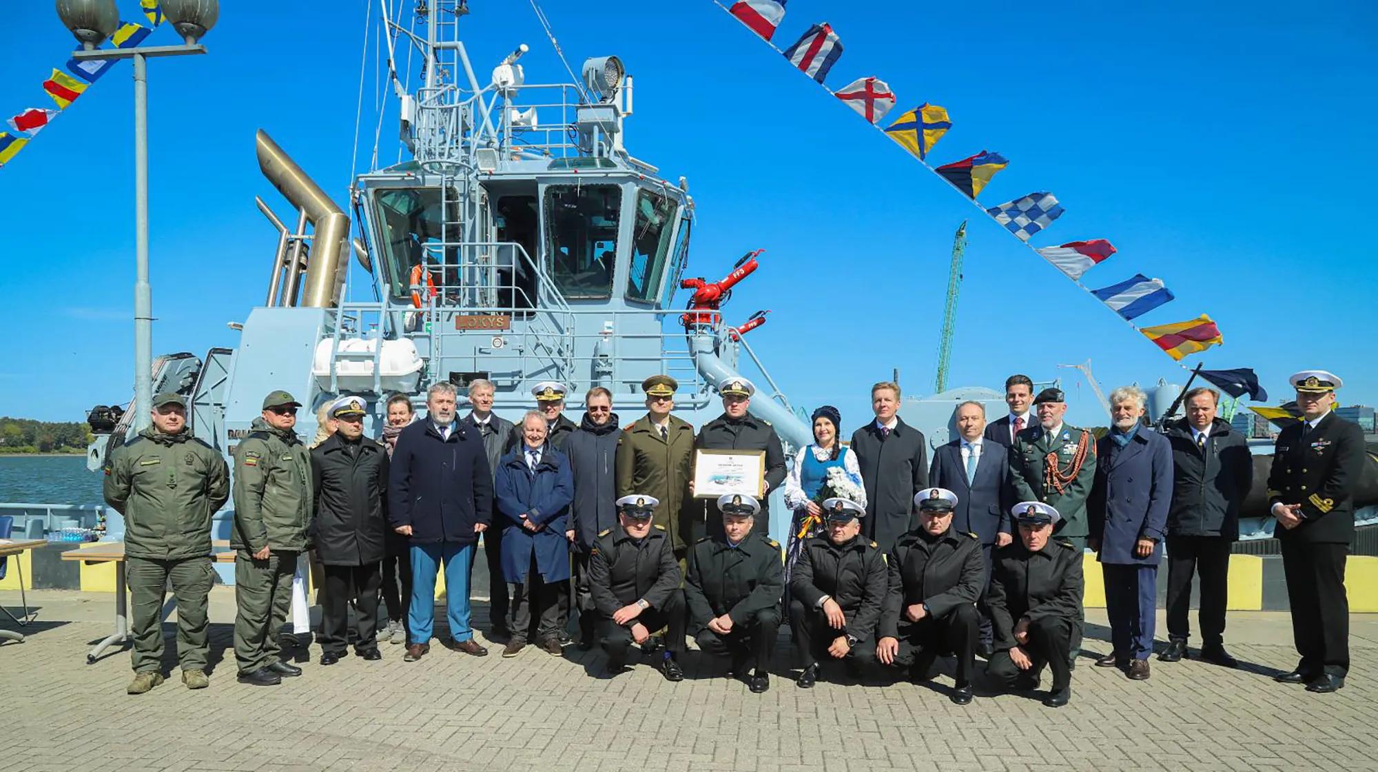 Damen delivers a new ASD Tug to the Lithuanian Navy top