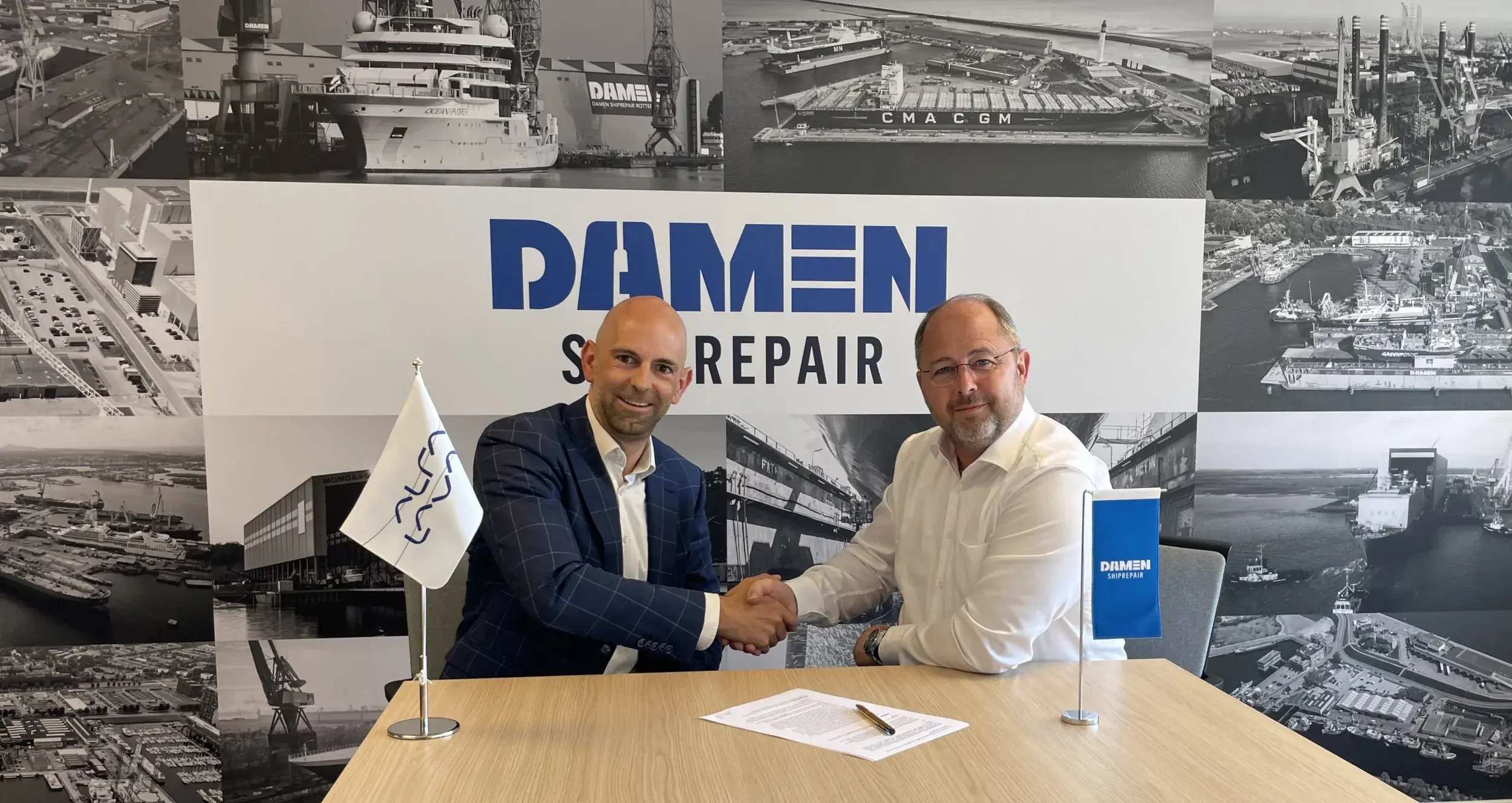 Damen and Alfa Laval join efforts to accelerate shipping decarbonisation teaser