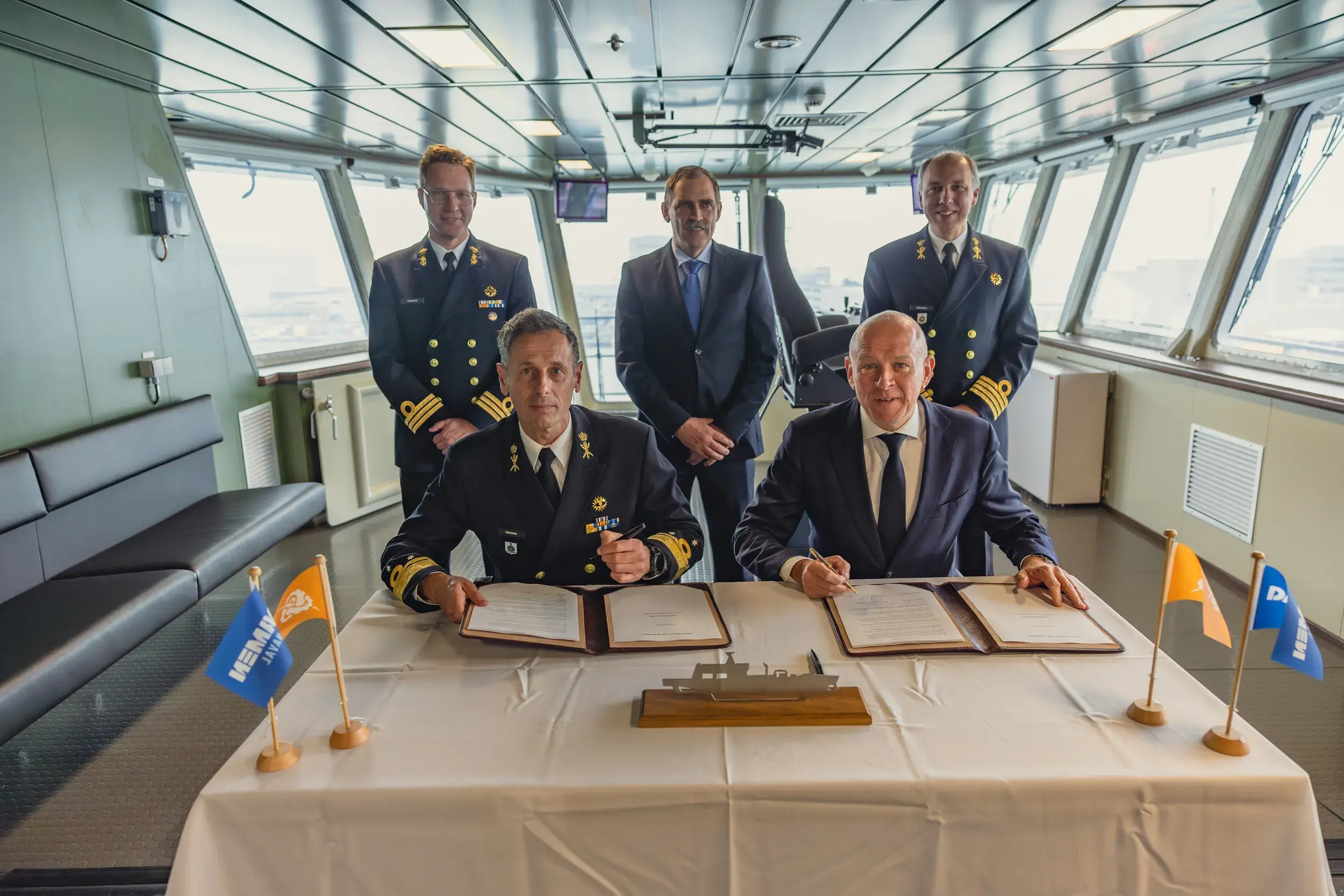 Damen Naval hands over new Combat Support Ship Den Helder to the COMMIT 1