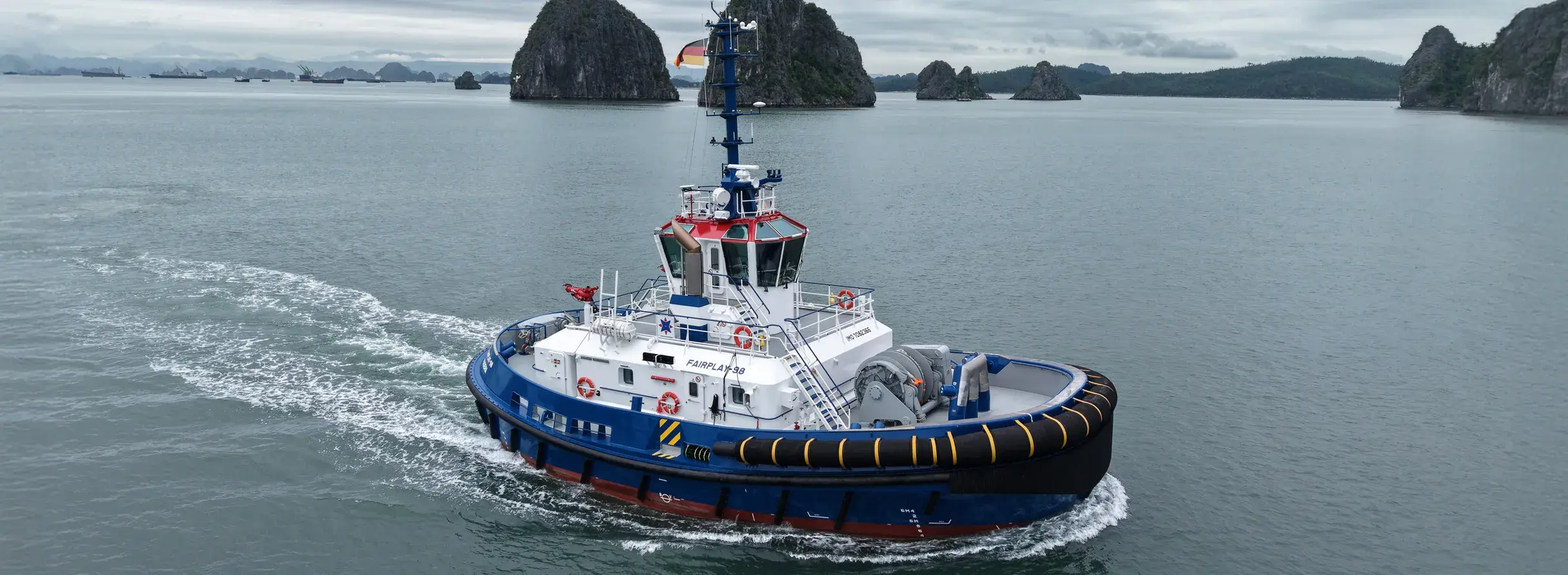 Damen delivers new tugs to the Fairplay and Louis Meyer top