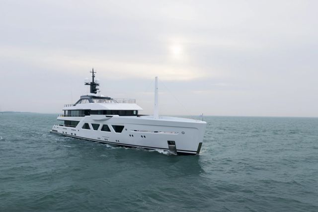 Latest Amels 60 Undergoing Sea Trials in the North Sea 
