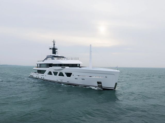 Latest Amels 60 Undergoing Sea Trials in the North Sea 