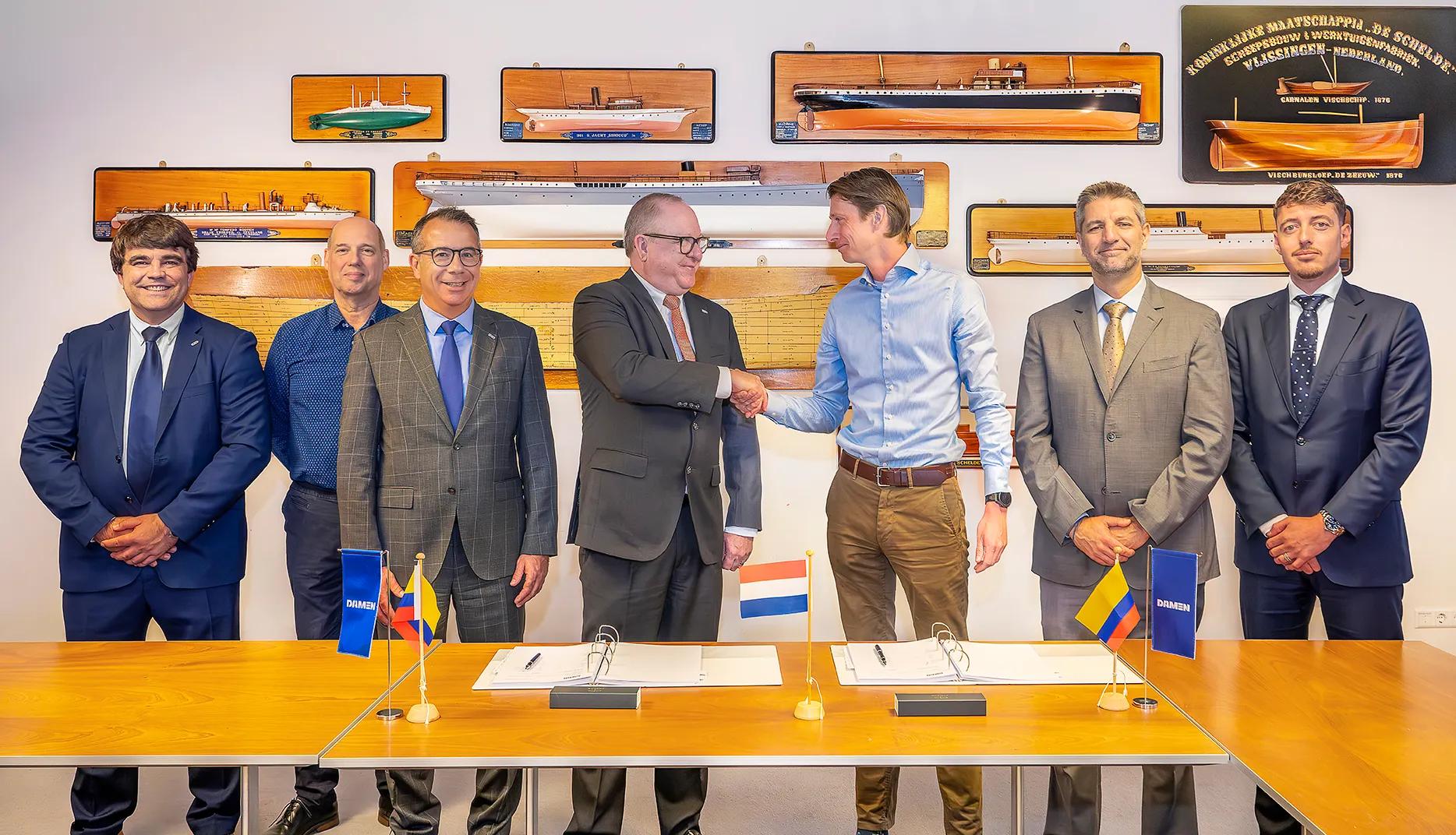 Damen Naval signs contract with EID for ICS for Colombian PES Frigate 2