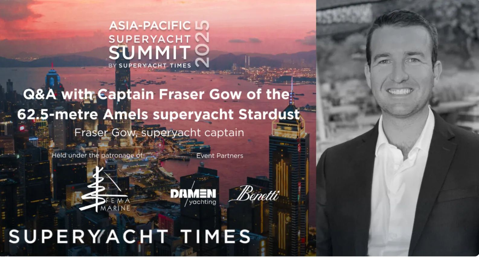 Q&A with Captain Fraser Gow during the Asia Pacific Superyacht Summit 2025