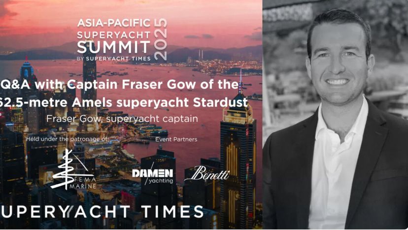 Q&A with Captain Fraser Gow during the Asia Pacific Superyacht Summit 2025