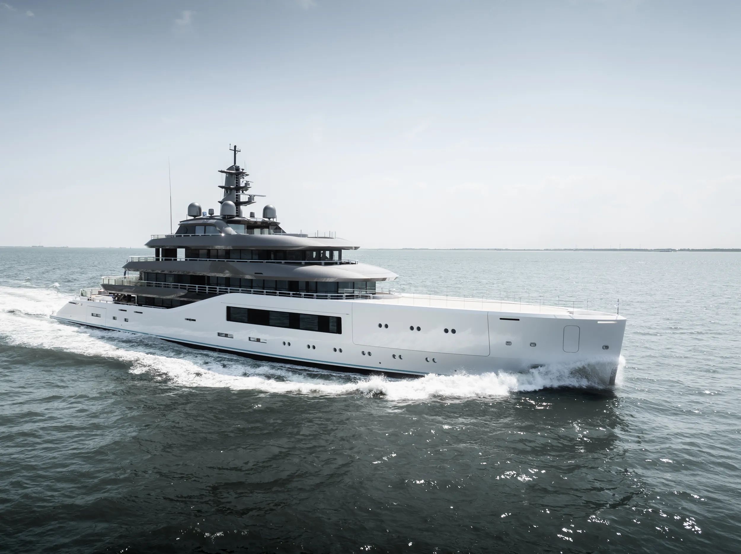 Amels 80 begins Sea Trials in Vlissingen