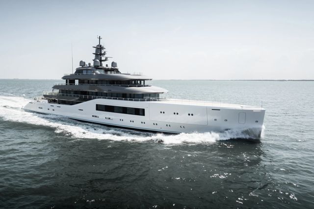 Amels 80 begins Sea Trials in Vlissingen