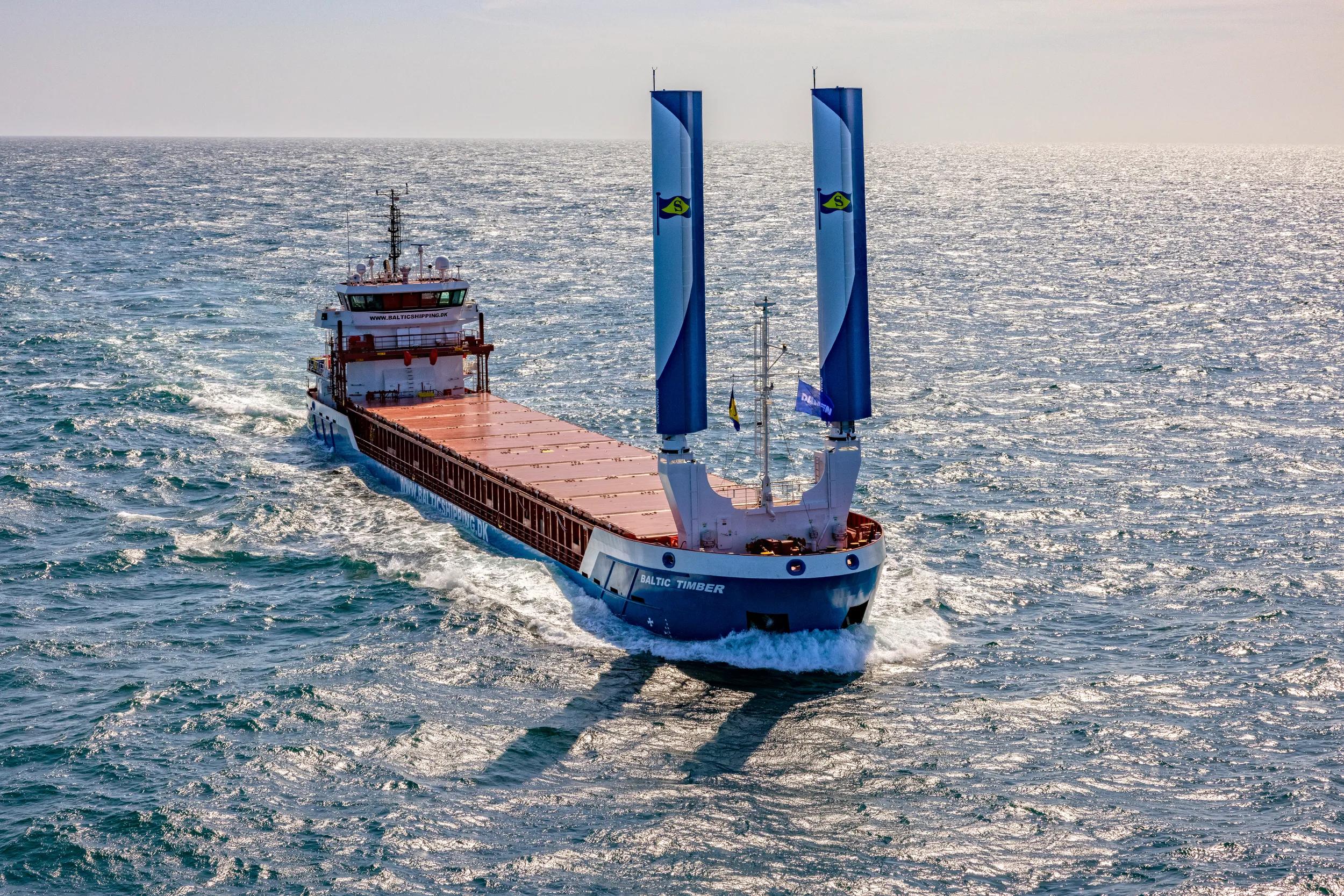 Damen adds wind-assisted propulsion to CF 3850 top