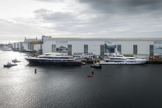 Two unique Amels Limited Editions superyachts launched in one day 
