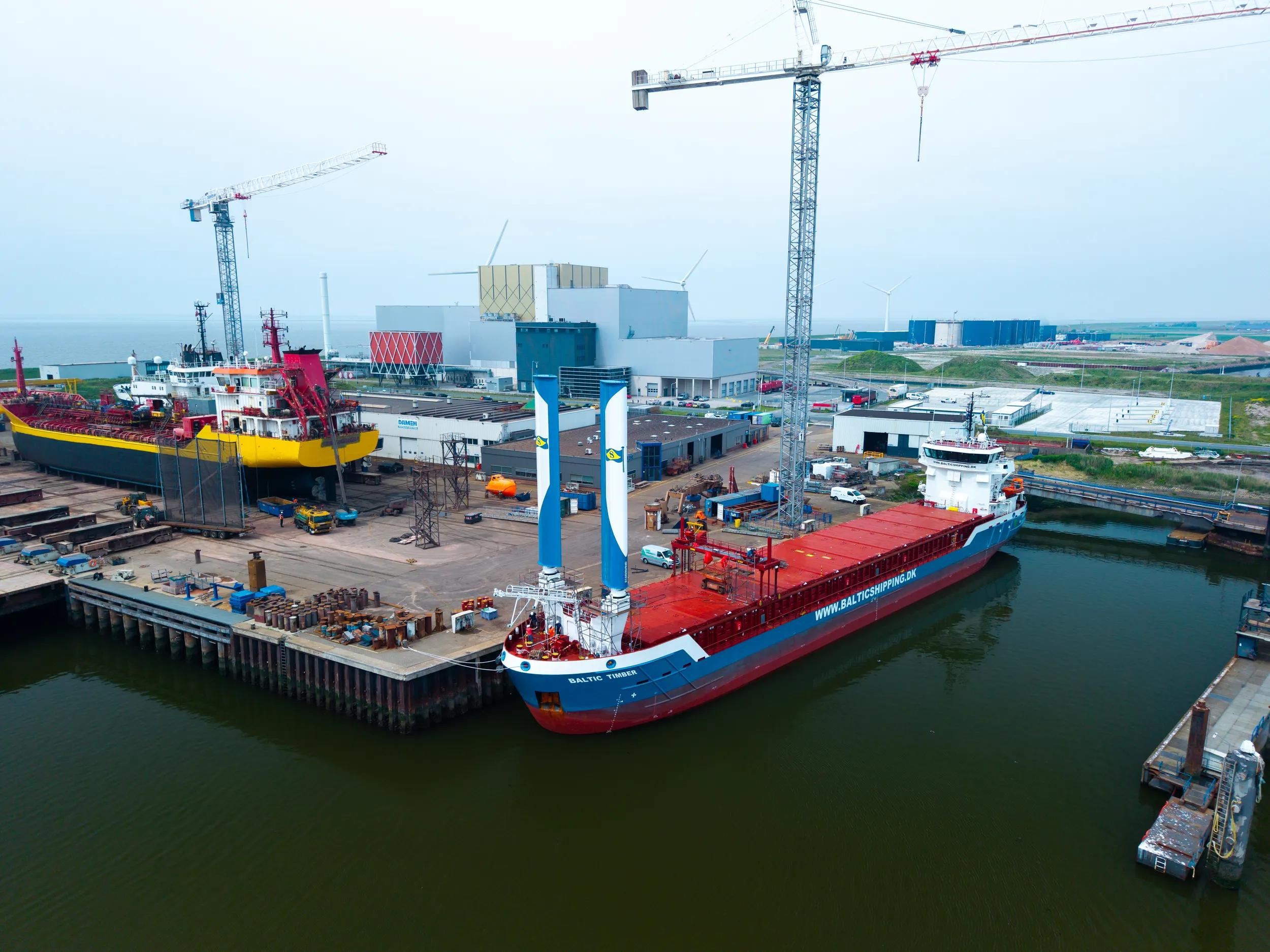 Damen adds wind-assisted propulsion to CF 3850 1