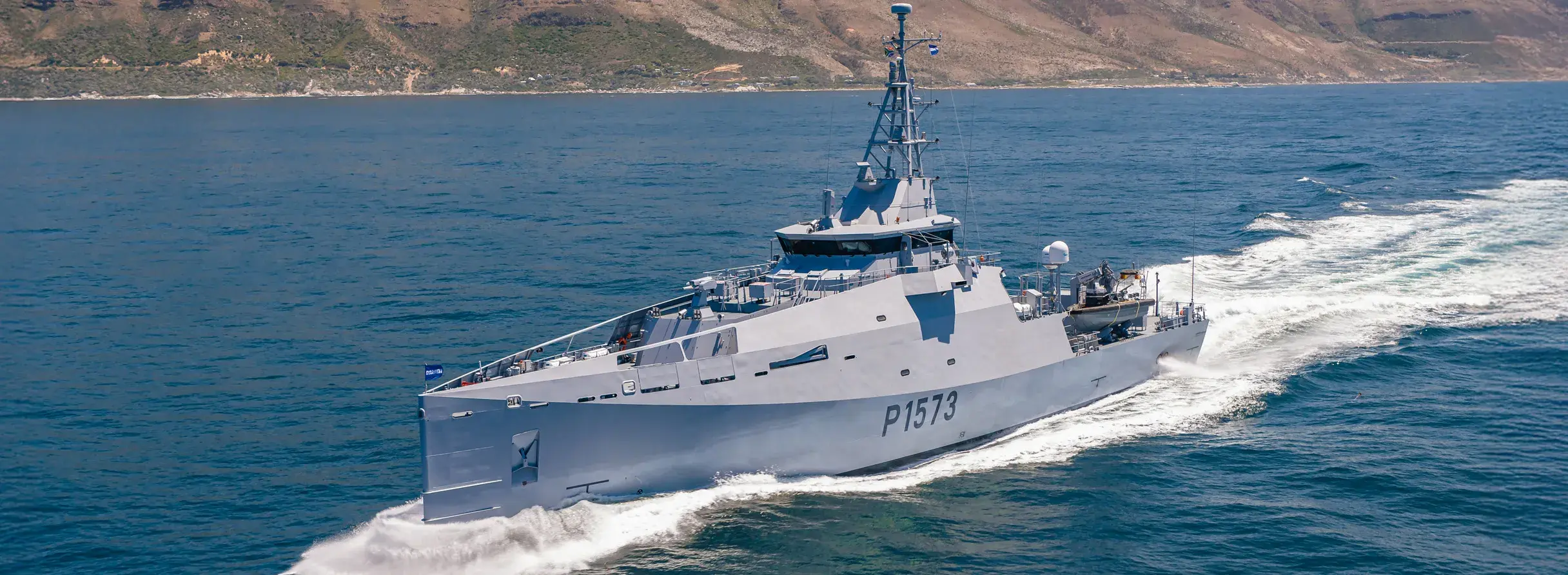 Damen Cape Town advances SA’s maritime security with third vessel delivery to navy top