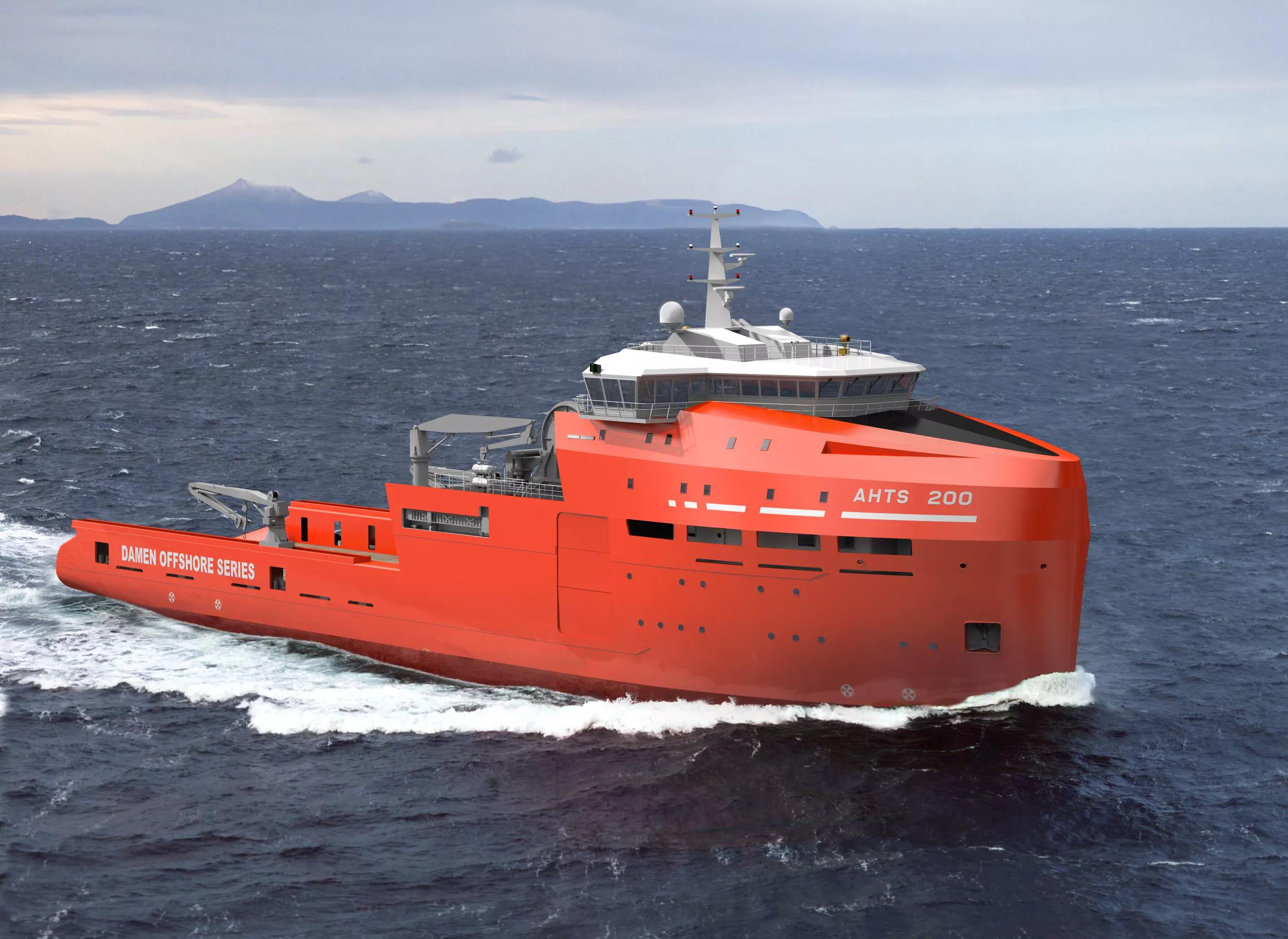 Anchor Handling Tug Supply Vessels - AHTS ship - Damen